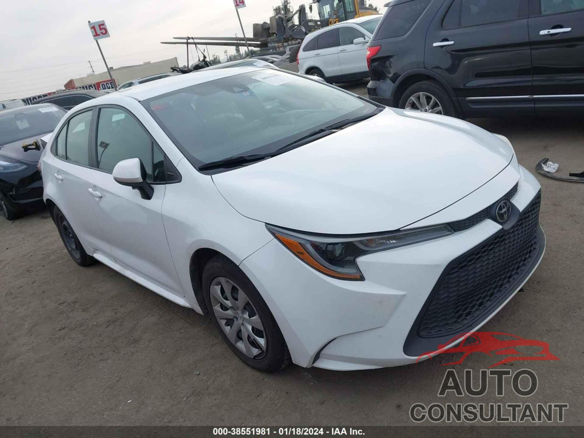 TOYOTA COROLLA 2020 - 5YFEPRAE5LP104316