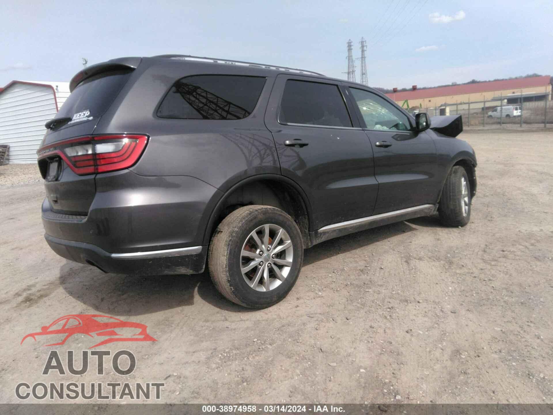 DODGE DURANGO 2017 - 1C4RDJAG1HC945210