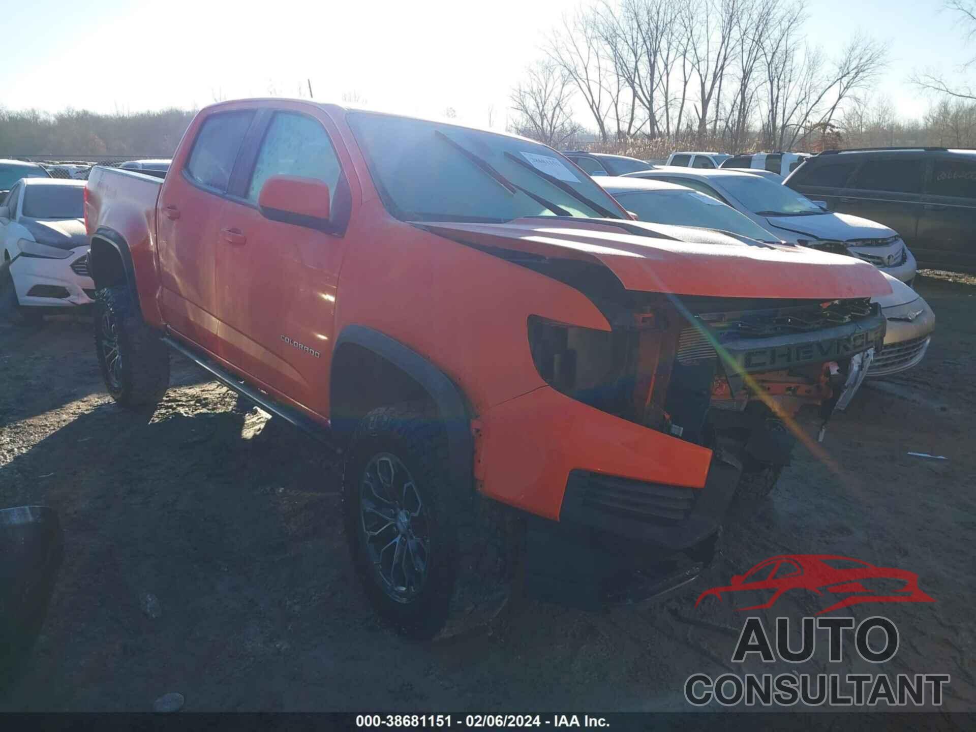 CHEVROLET COLORADO 2021 - 1GCGTEEN3M1203312