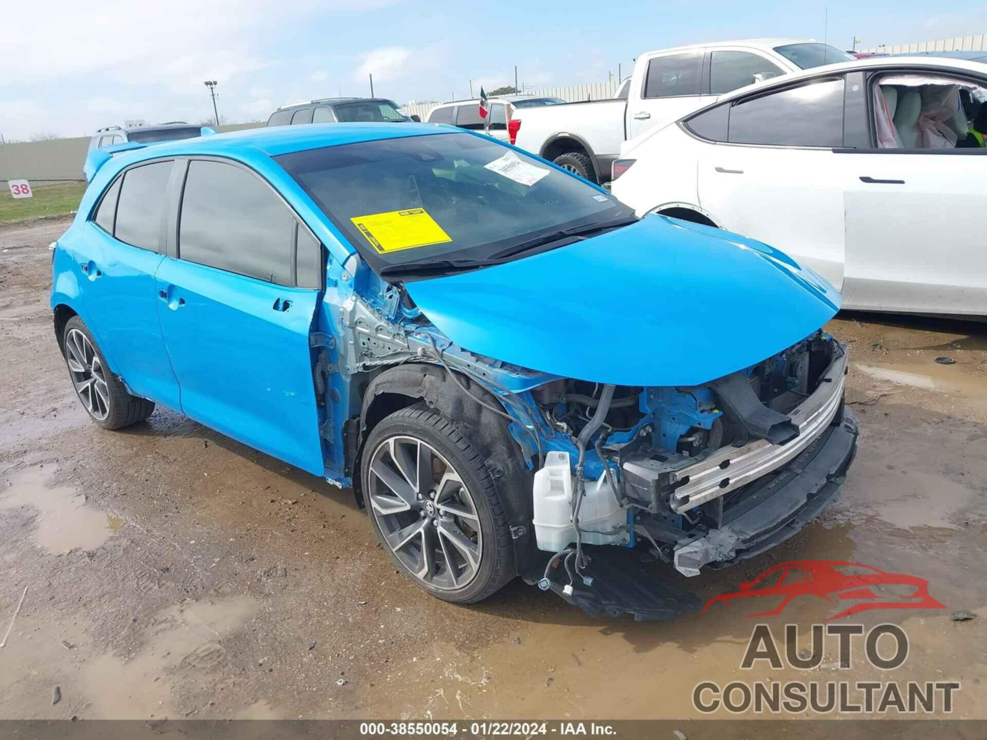 TOYOTA COROLLA 2019 - JTNK4RBE5K3063389