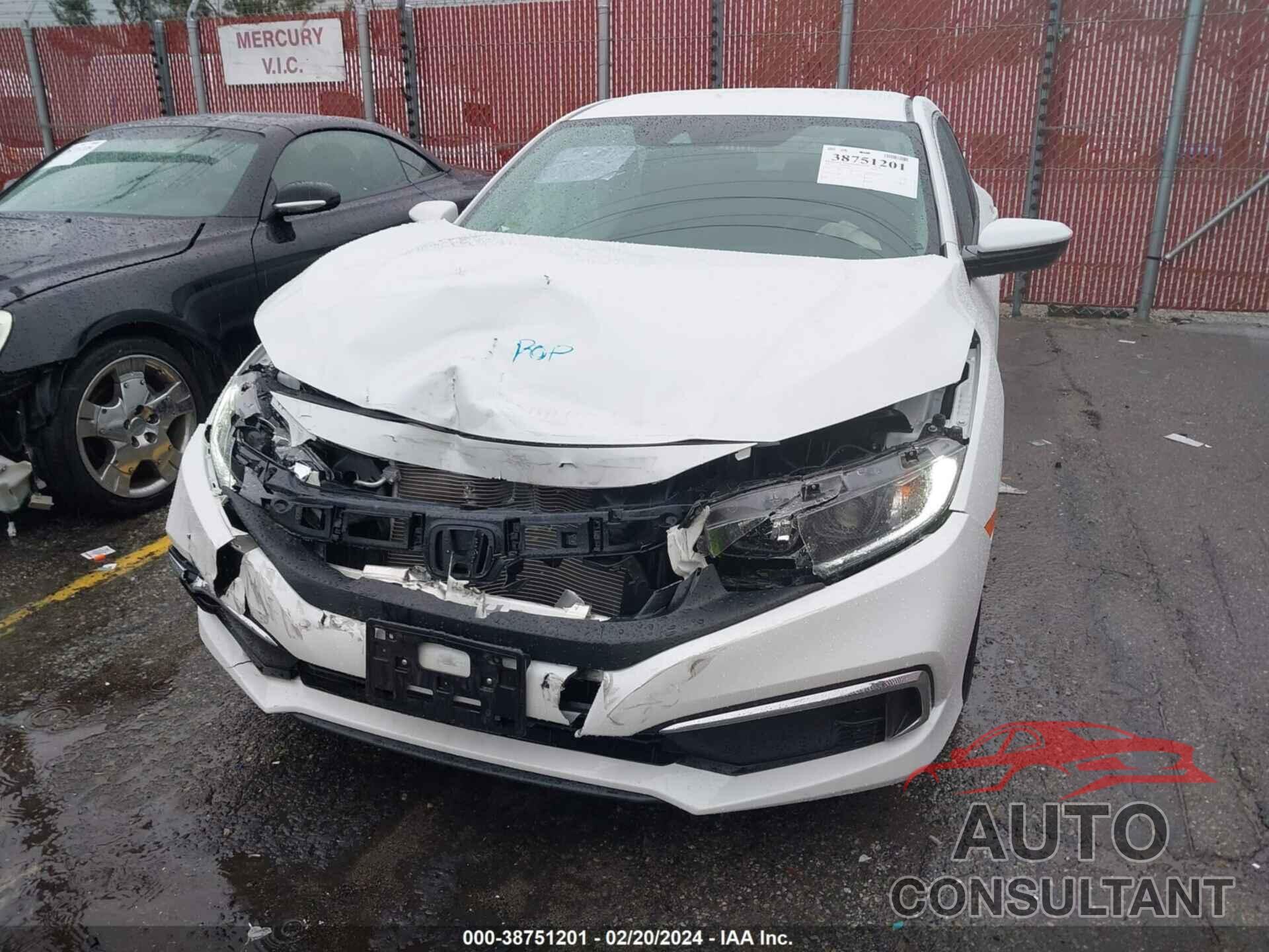 HONDA CIVIC 2020 - 19XFC2F62LE216534