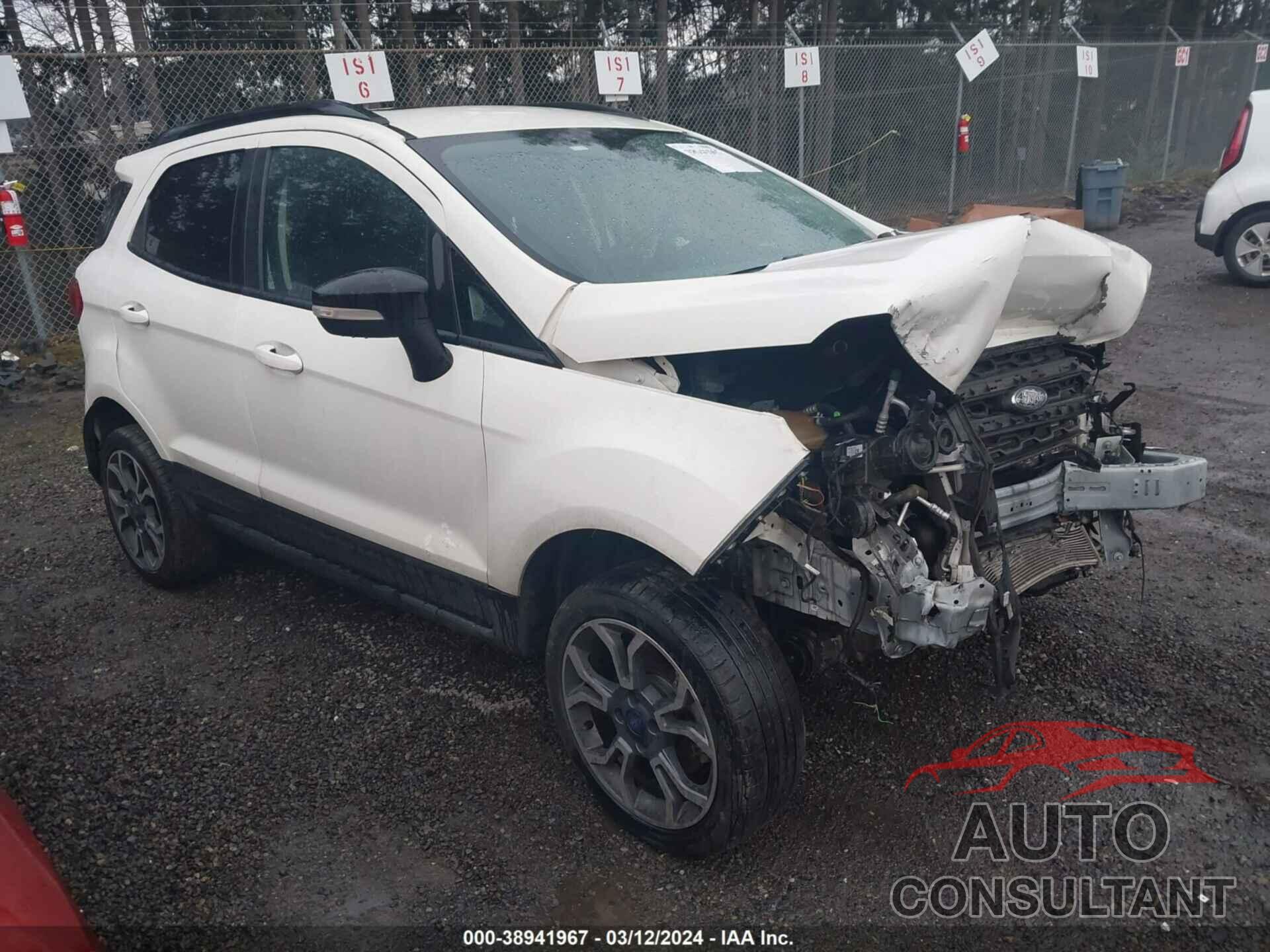 FORD ECOSPORT 2020 - MAJ6S3JL7LC355383