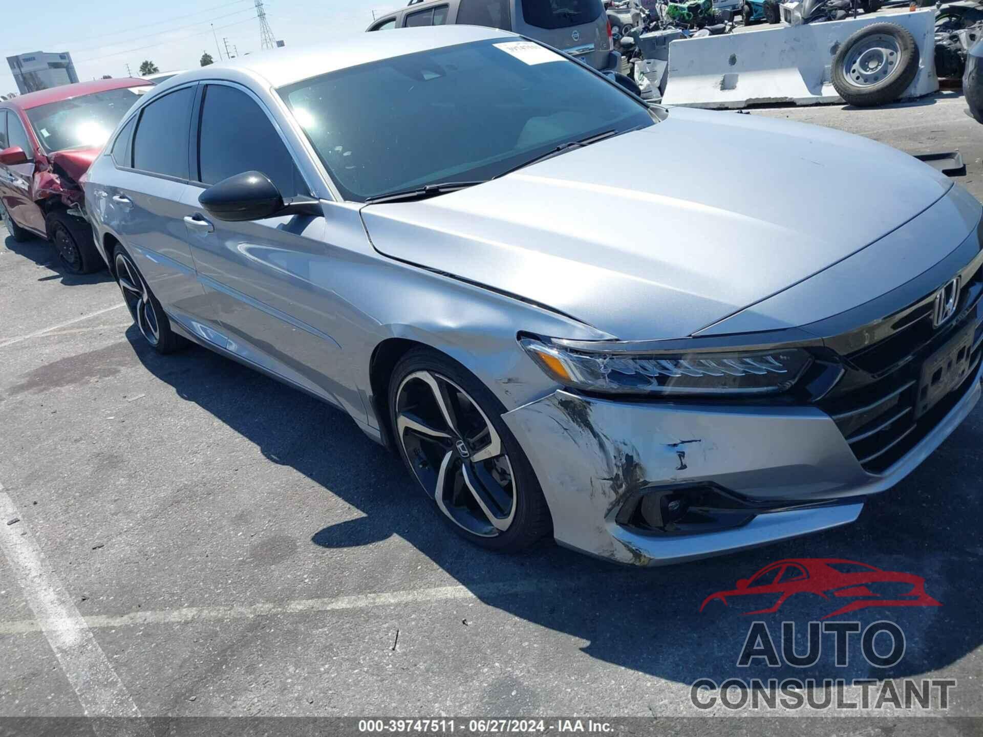 HONDA ACCORD 2022 - 1HGCV1F45NA100404