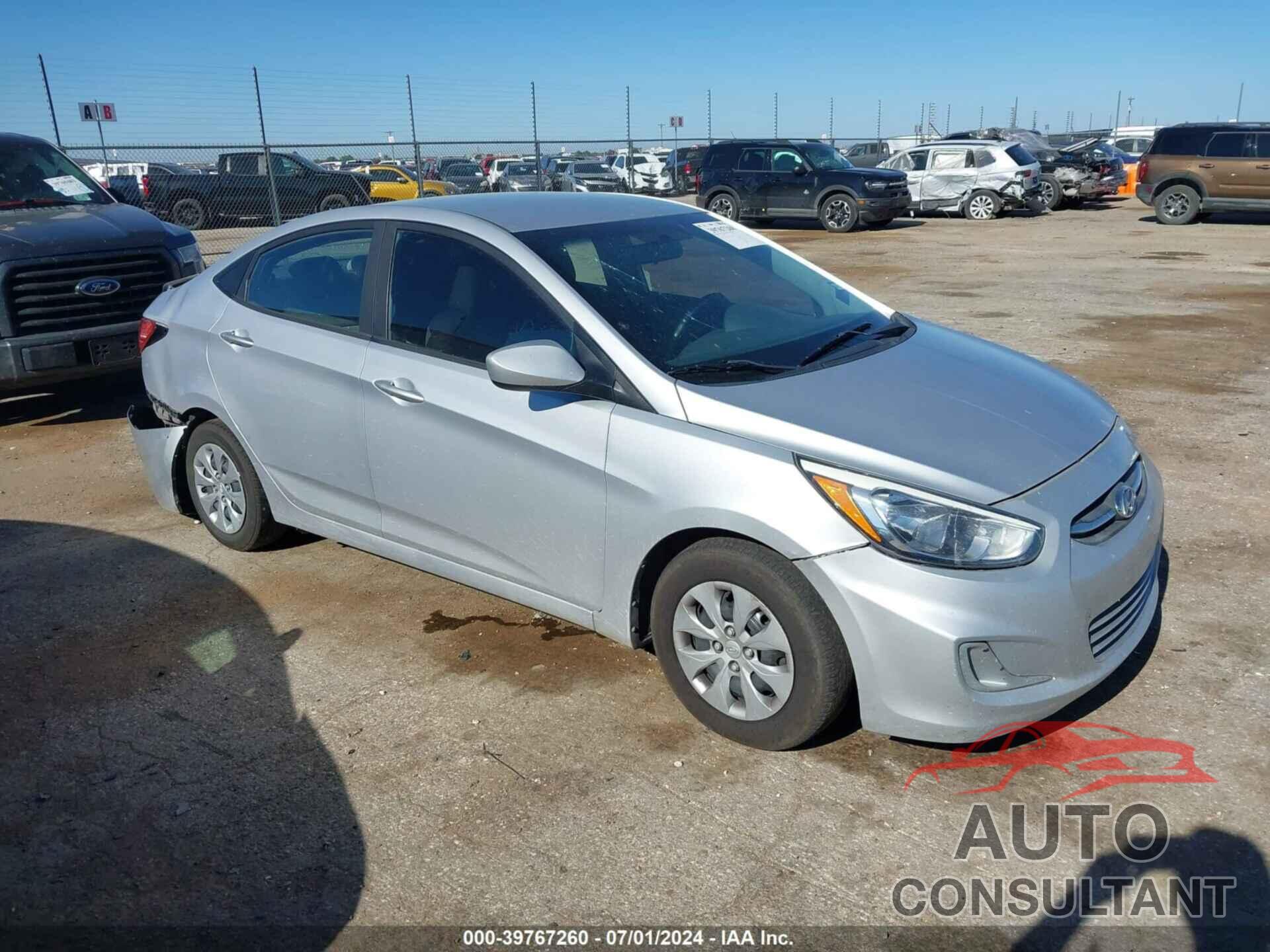 HYUNDAI ACCENT 2017 - KMHCT4AE2HU291123