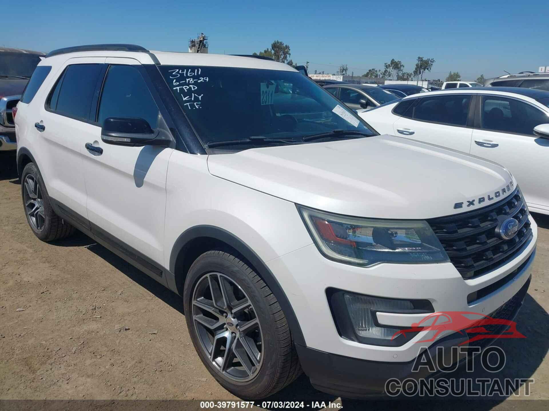 FORD EXPLORER 2016 - 1FM5K8GT3GGB42564