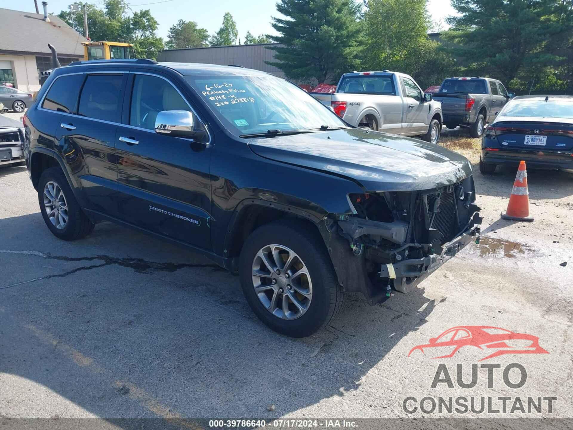 JEEP GRAND CHEROKEE 2016 - 1C4RJFBG2GC495019