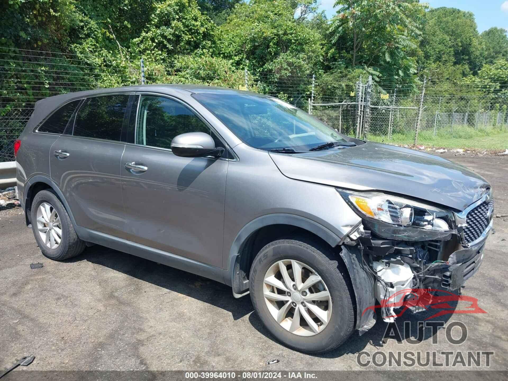 KIA SORENTO 2018 - 5XYPG4A37JG423406