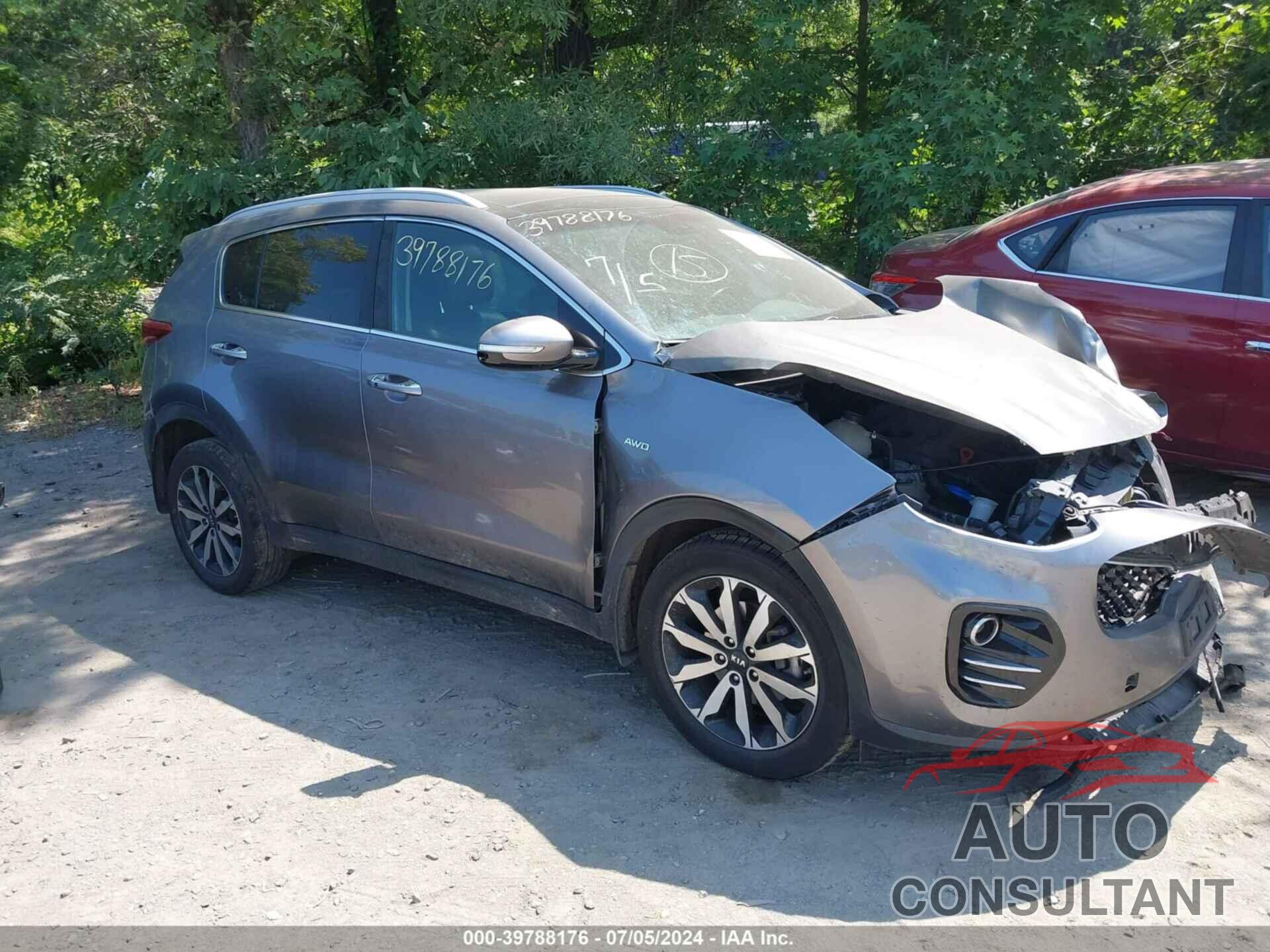 KIA SPORTAGE 2017 - KNDPNCAC2H7107225