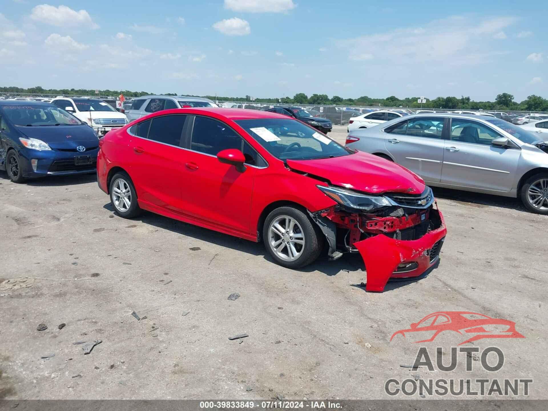 CHEVROLET CRUZE 2016 - 1G1BE5SM6G7242356