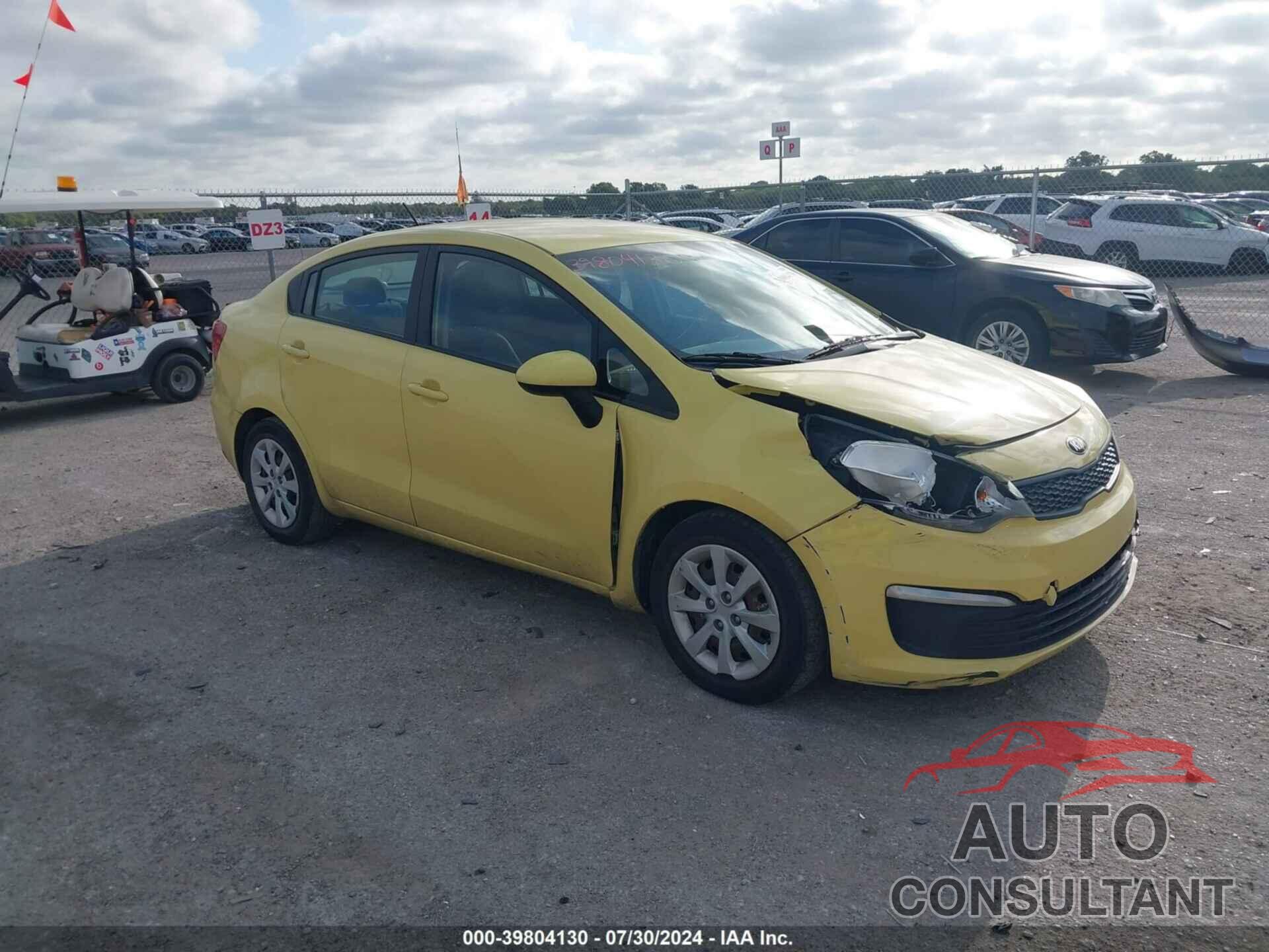 KIA RIO 2016 - KNADM4A34G6575762