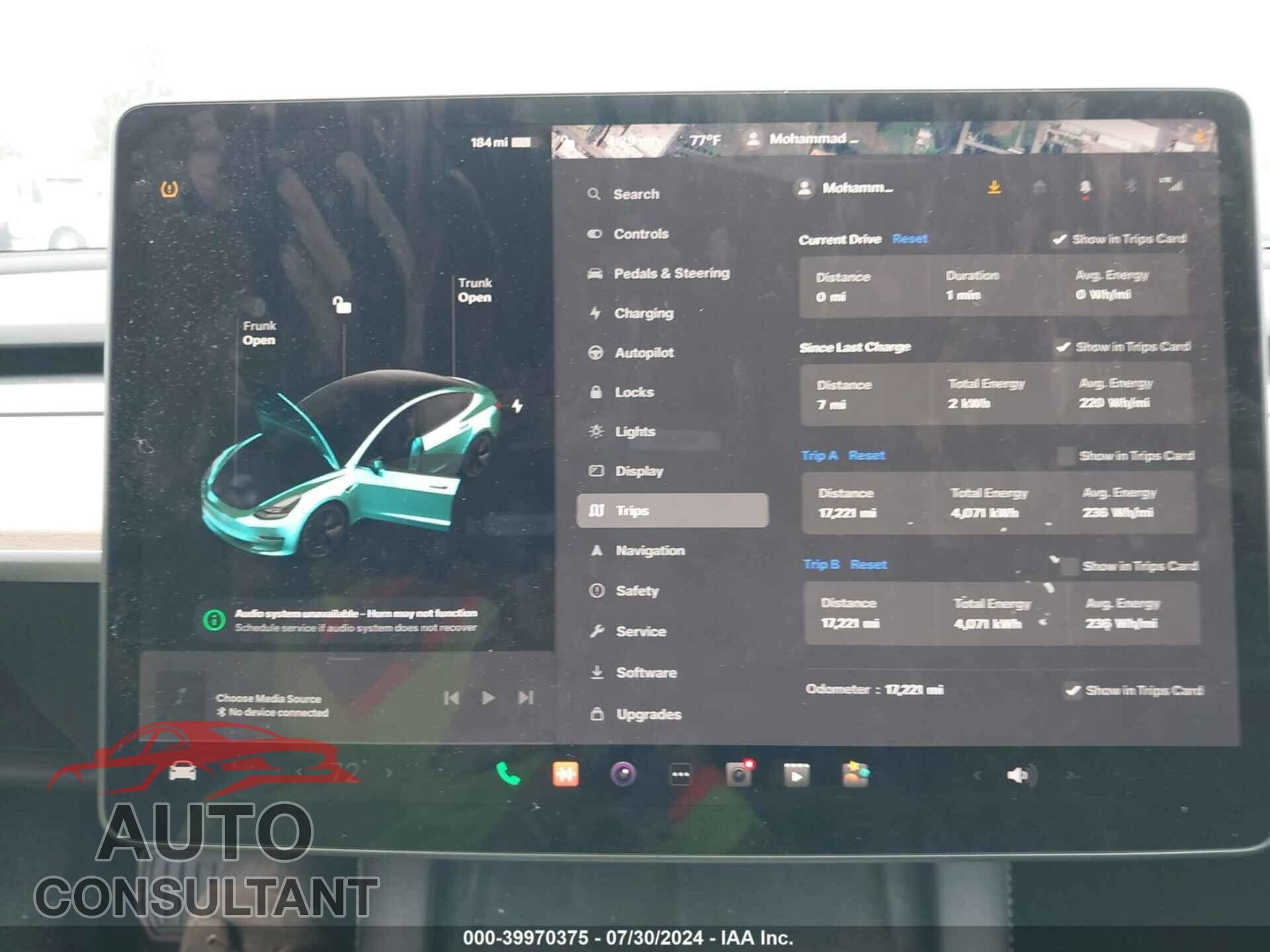 TESLA MODEL 3 2023 - 5YJ3E1EA5PF516159