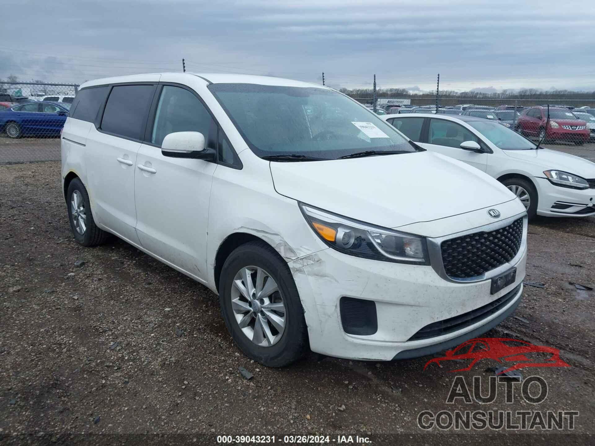 KIA SEDONA 2016 - KNDMA5C11G6118503