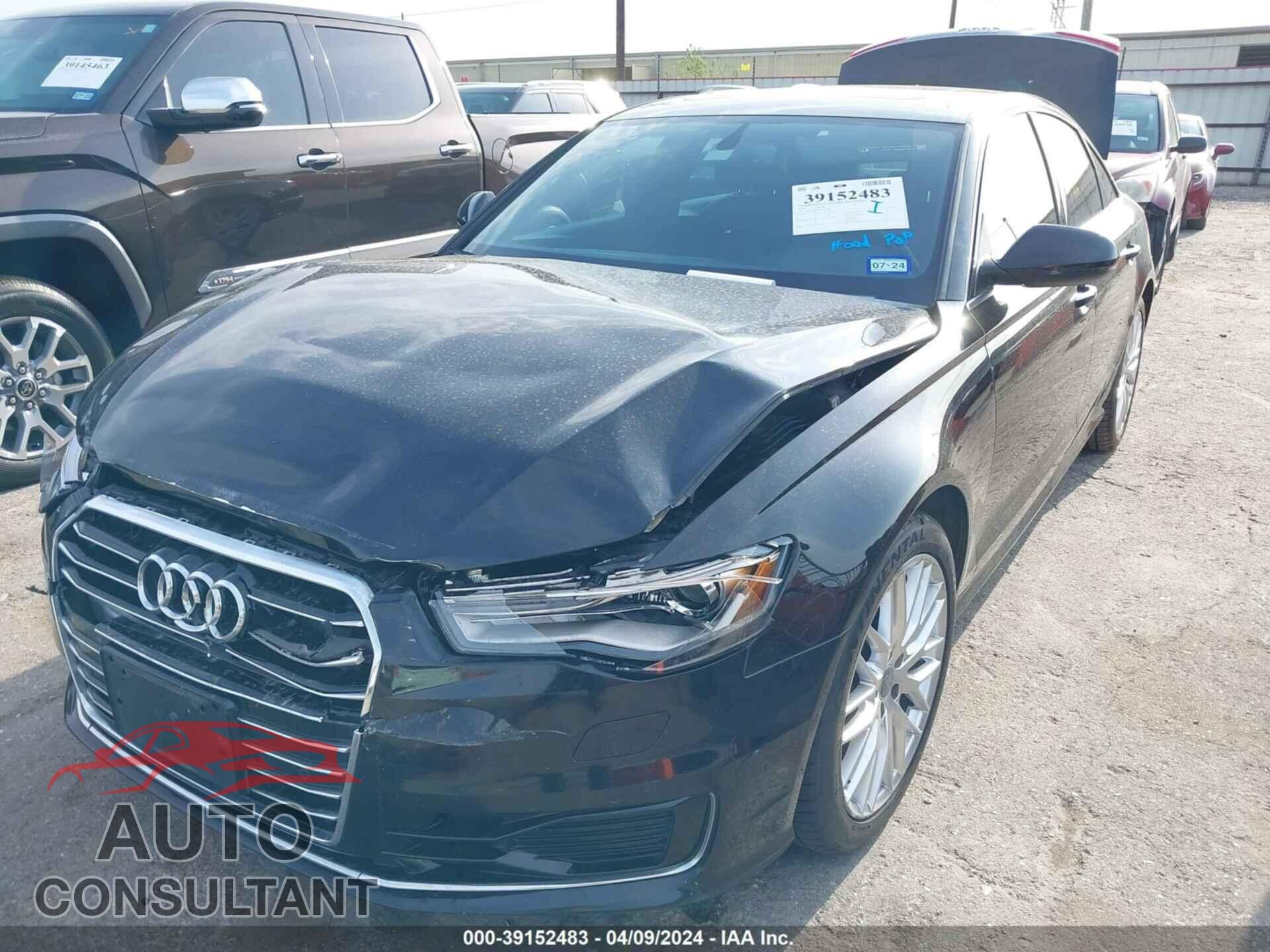 AUDI A6 2016 - WAUDFAFC5GN055416