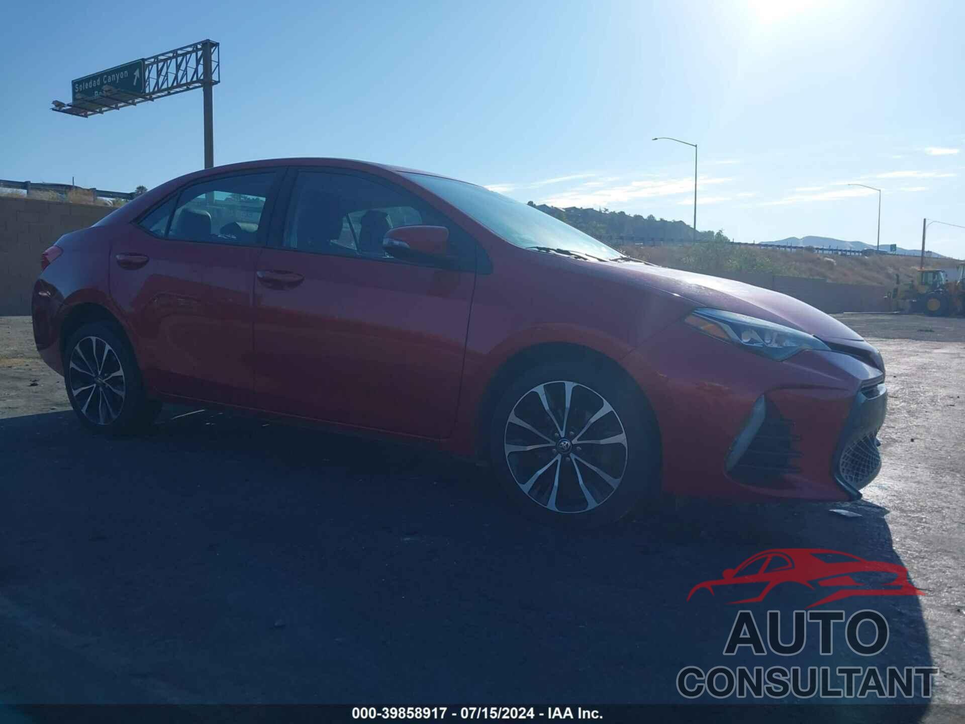 TOYOTA COROLLA 2017 - 2T1BURHE5HC794058