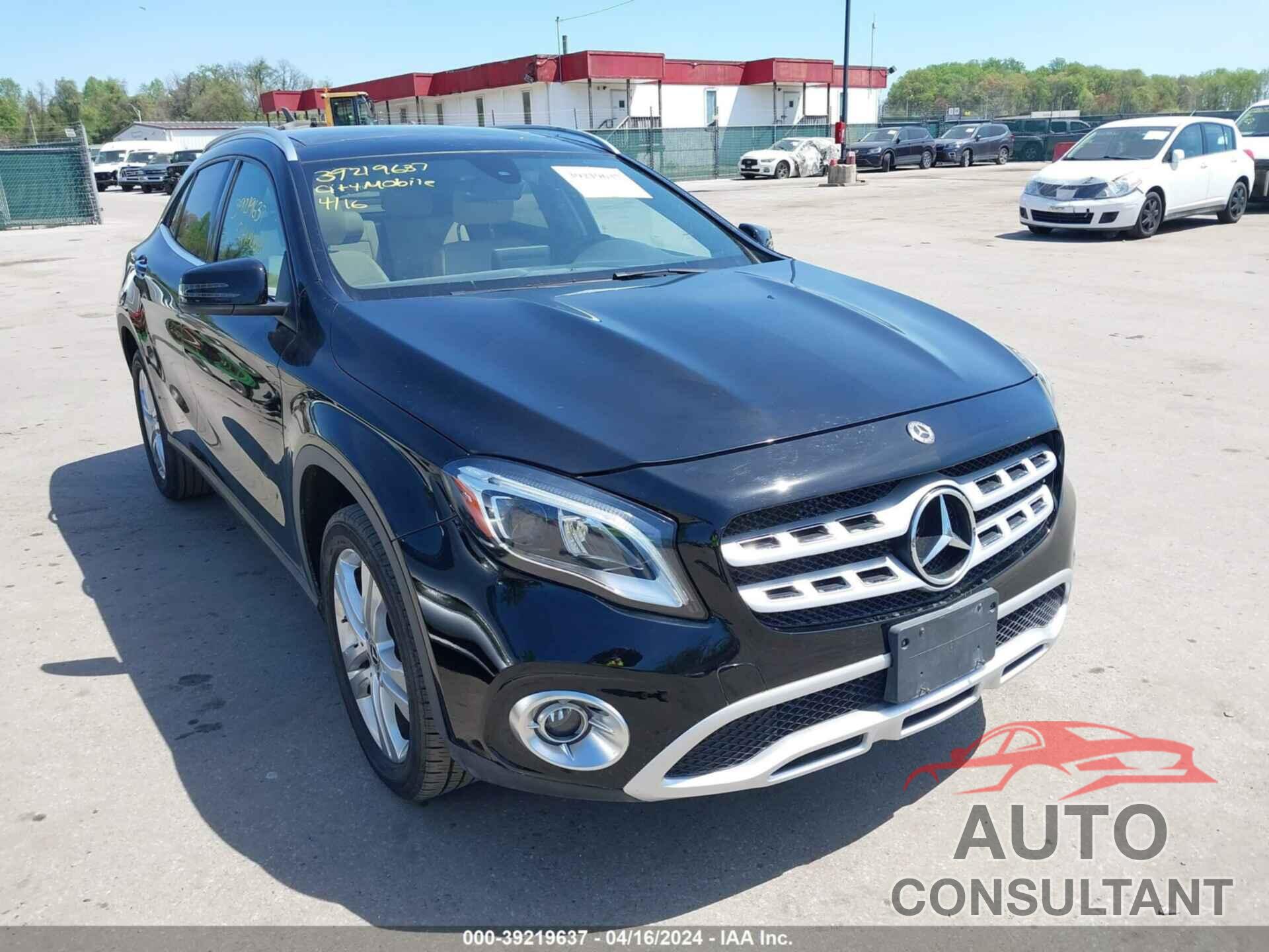 MERCEDES-BENZ GLA 250 2020 - WDCTG4GB4LU022162