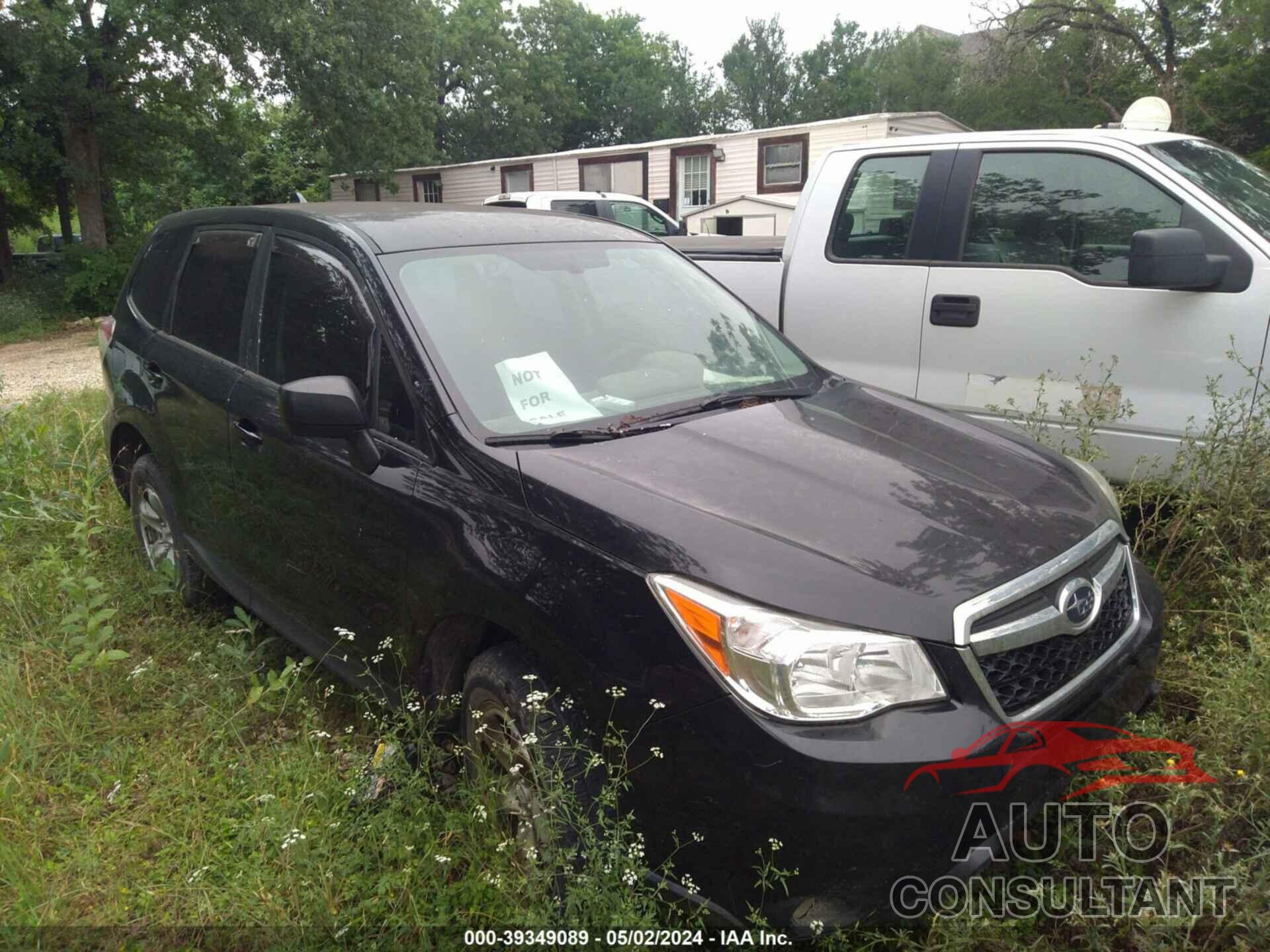 SUBARU FORESTER 2016 - JF2SJAAC0GH550736