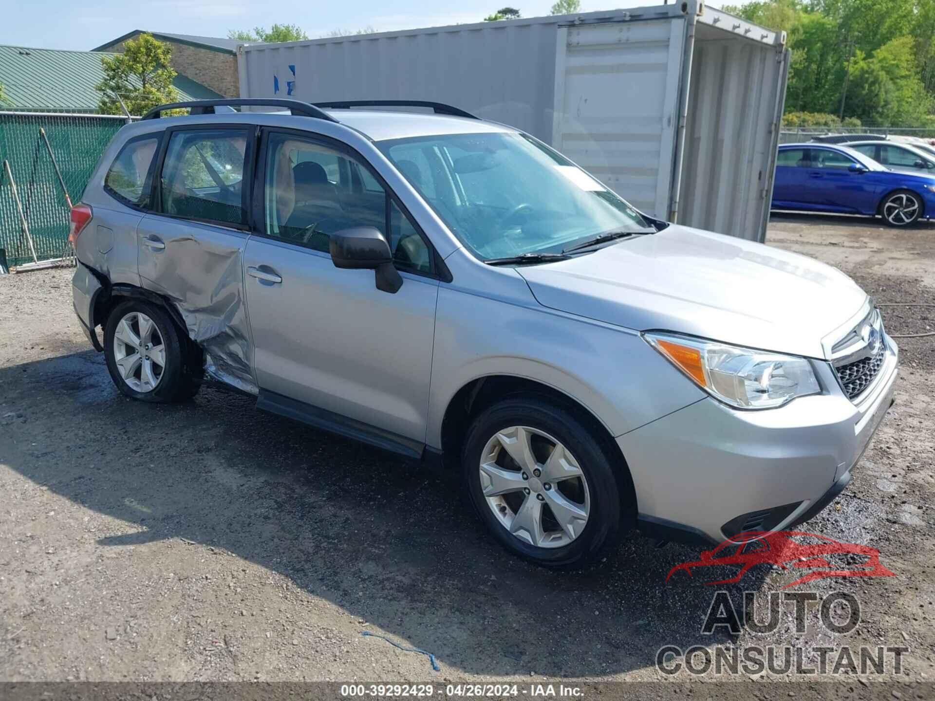 SUBARU FORESTER 2016 - JF2SJABCXGH423099