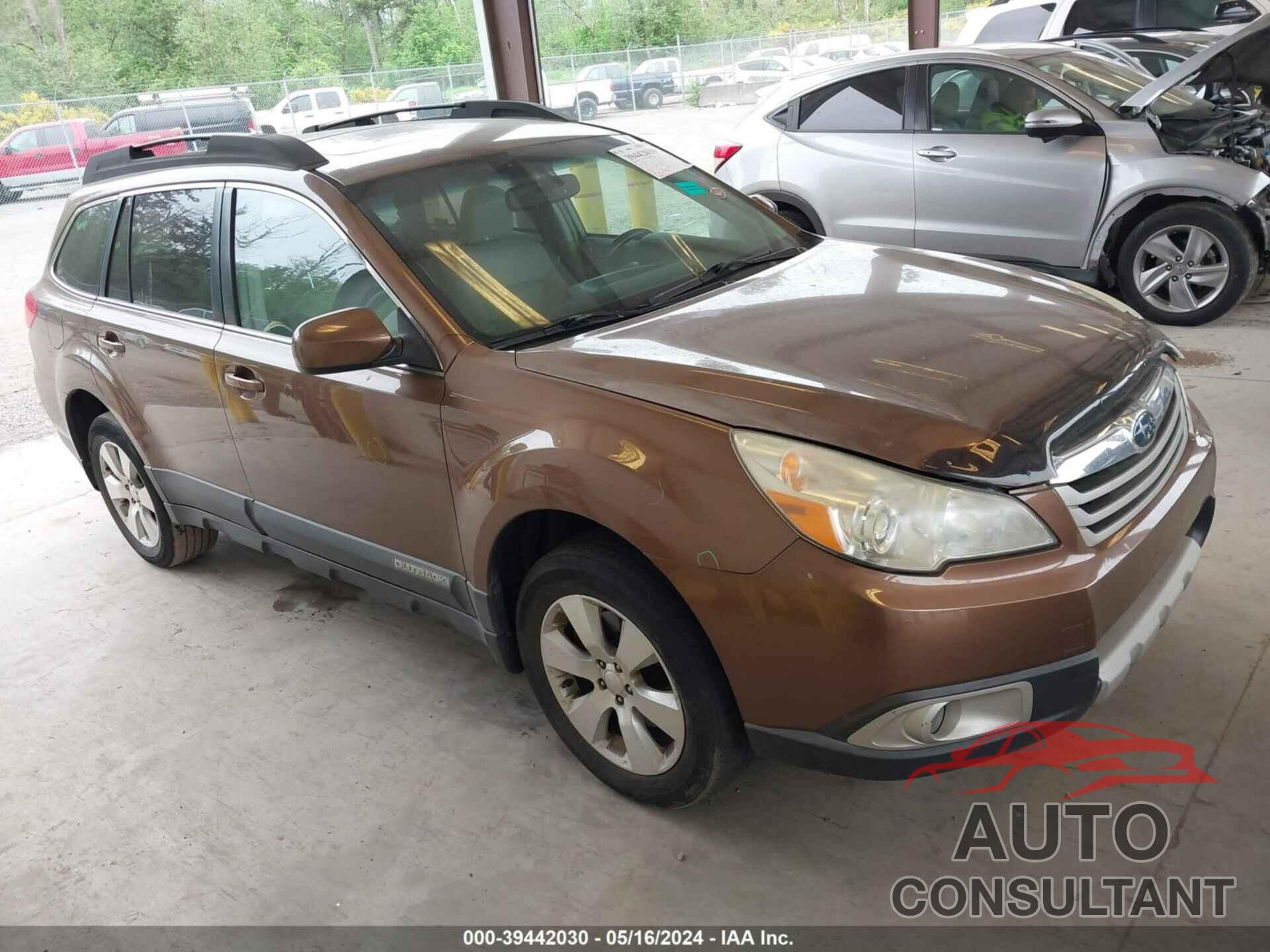 SUBARU OUTBACK 2011 - 4S4BRDLC4B2374044