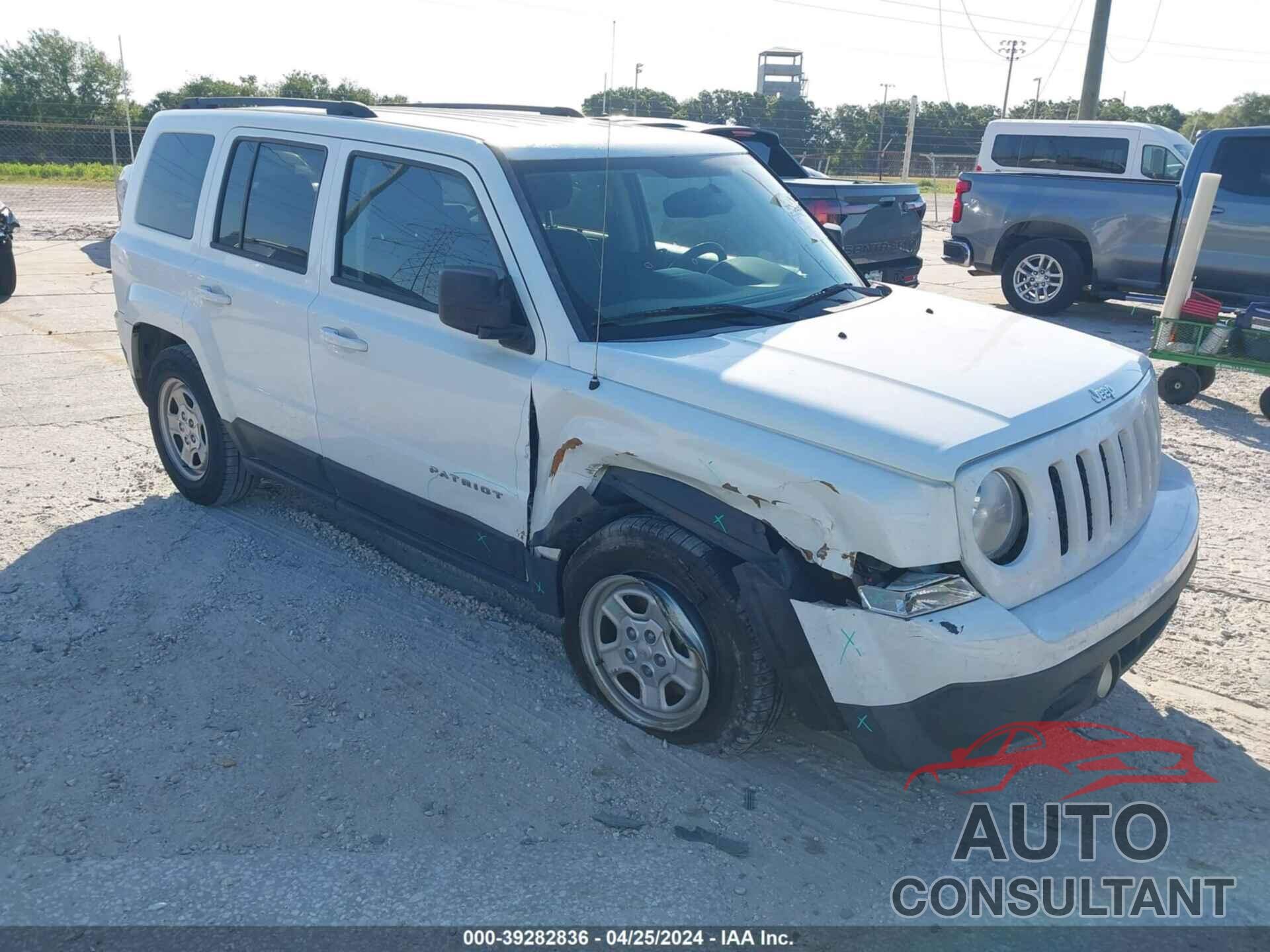 JEEP PATRIOT 2016 - 1C4NJPBAXGD525412