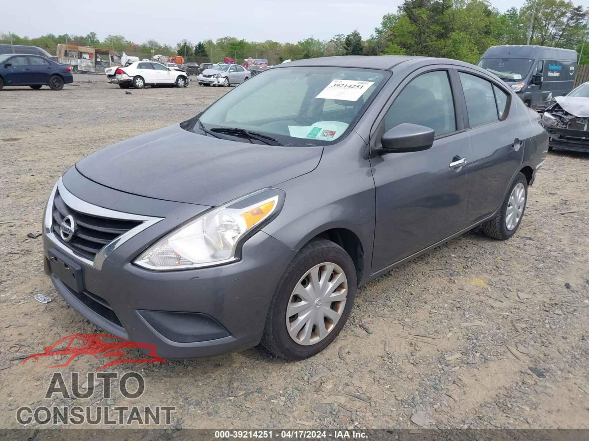 NISSAN VERSA 2016 - 3N1CN7AP9GL850325