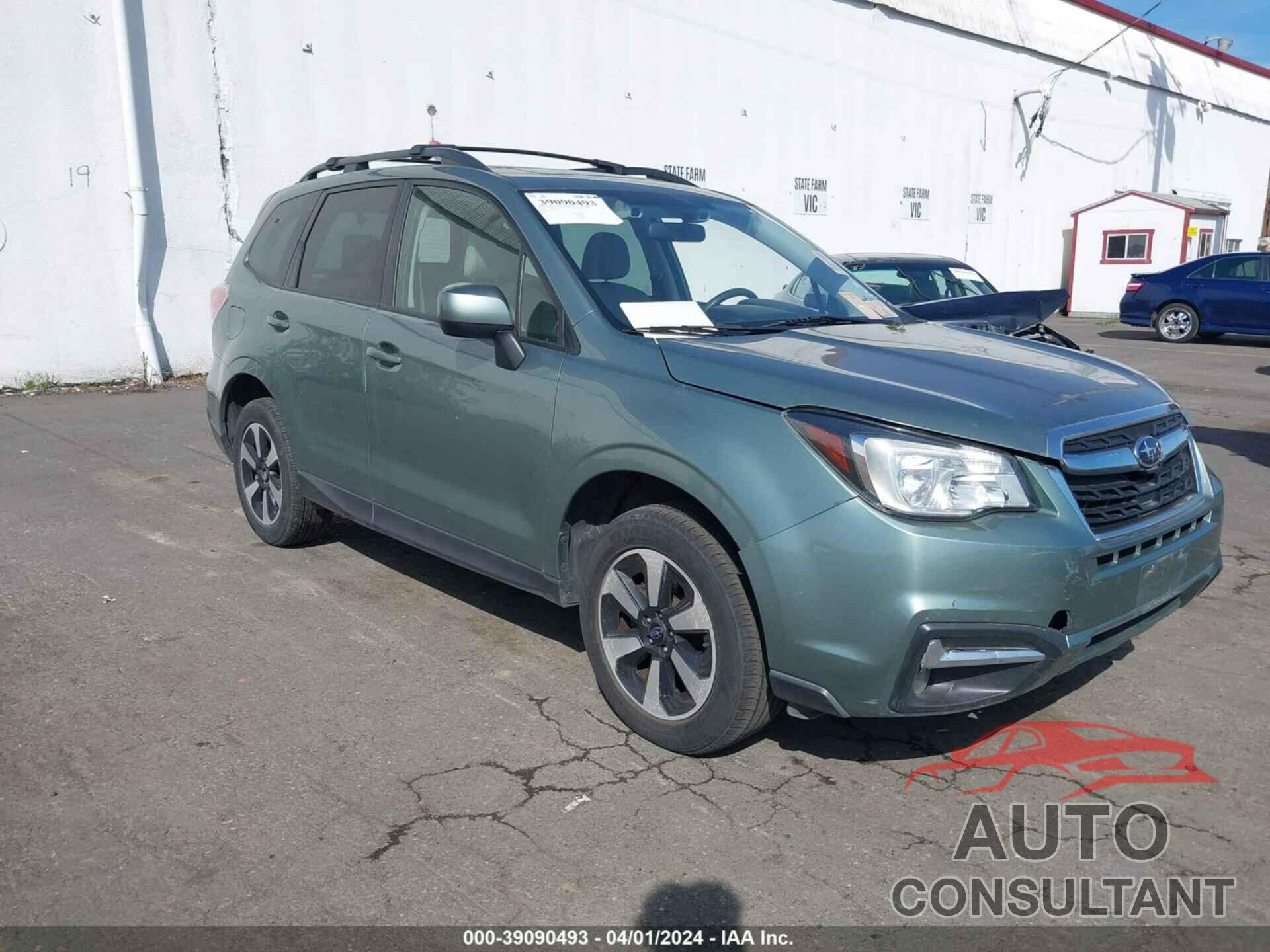 SUBARU FORESTER 2018 - JF2SJAGC2JH503660