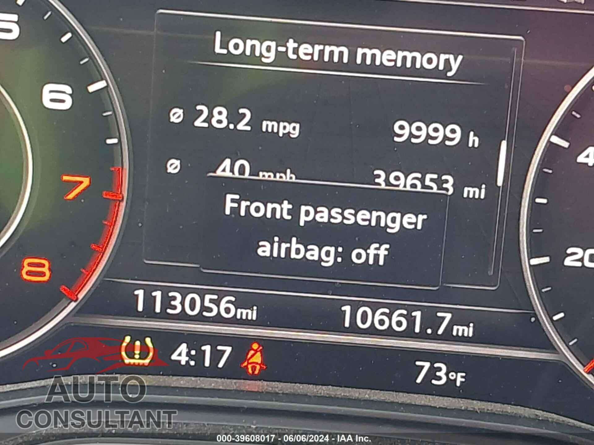 AUDI A4 2017 - WAUENAF47HN001908
