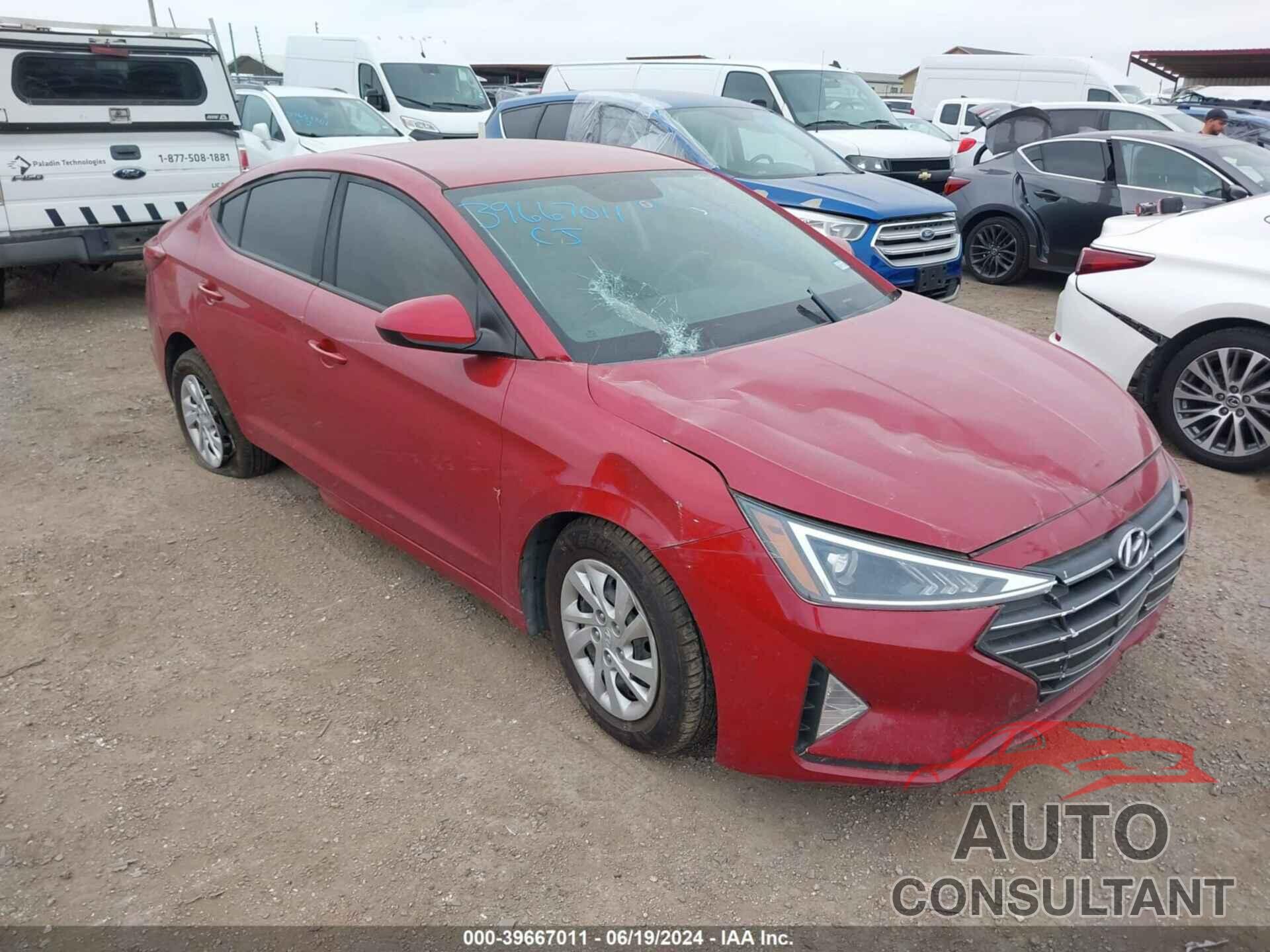 HYUNDAI ELANTRA 2019 - 5NPD74LF8KH479763