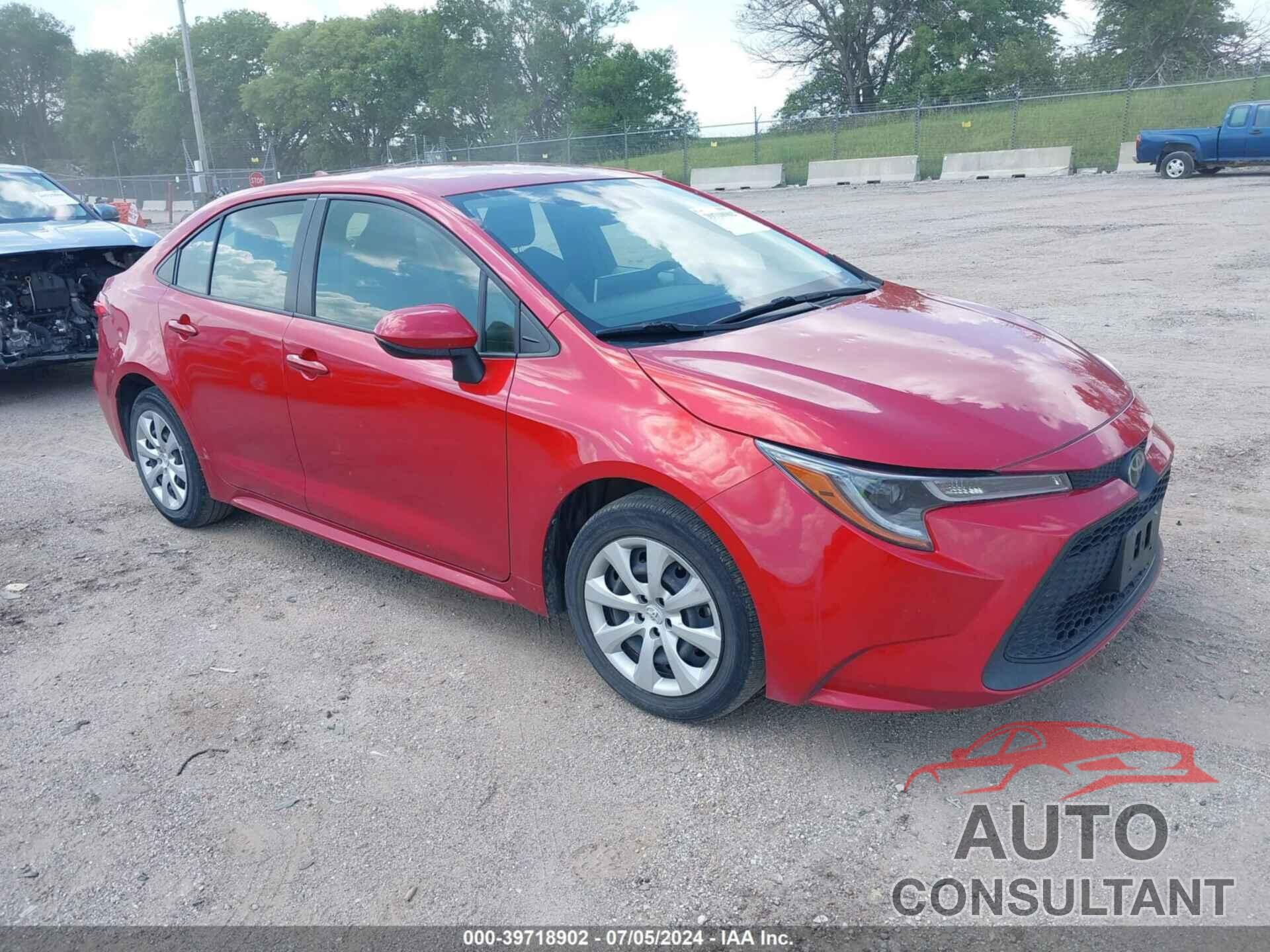 TOYOTA COROLLA 2020 - JTDEPRAE9LJ047736