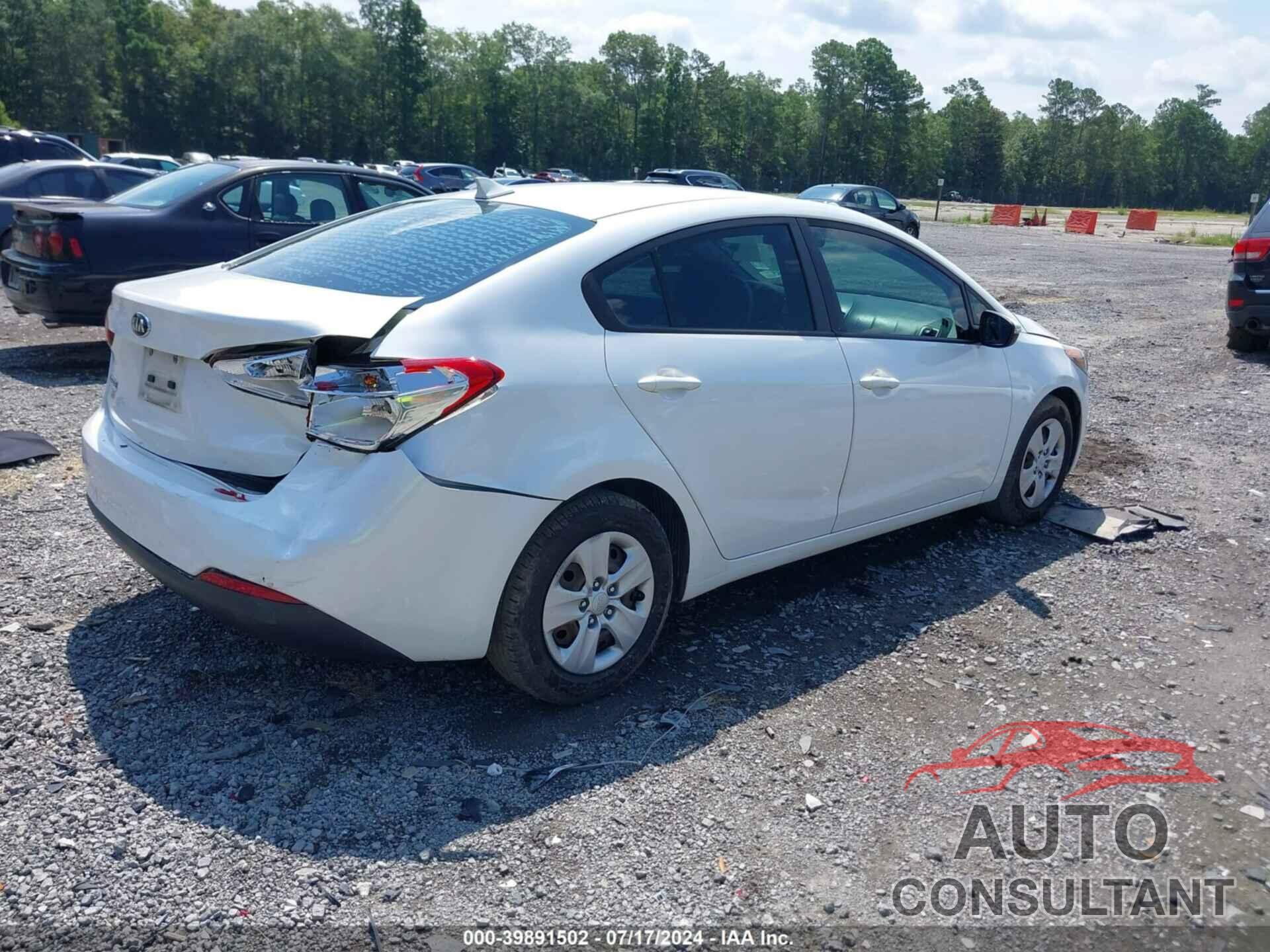 KIA FORTE 2016 - KNAFX4A69G5553319