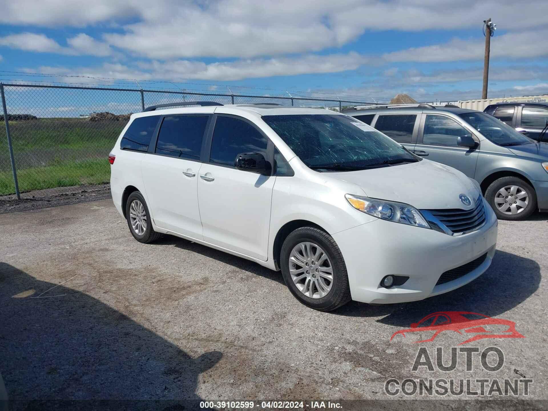 TOYOTA SIENNA 2017 - 5TDYZ3DC8HS816137