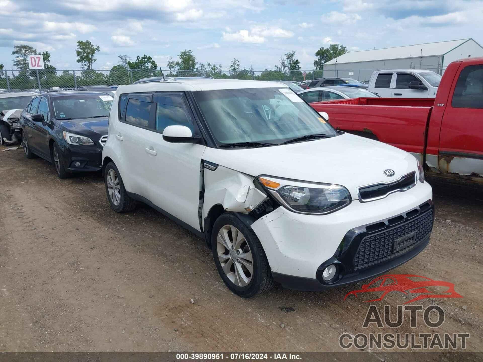 KIA SOUL 2016 - KNDJP3A51G7856226