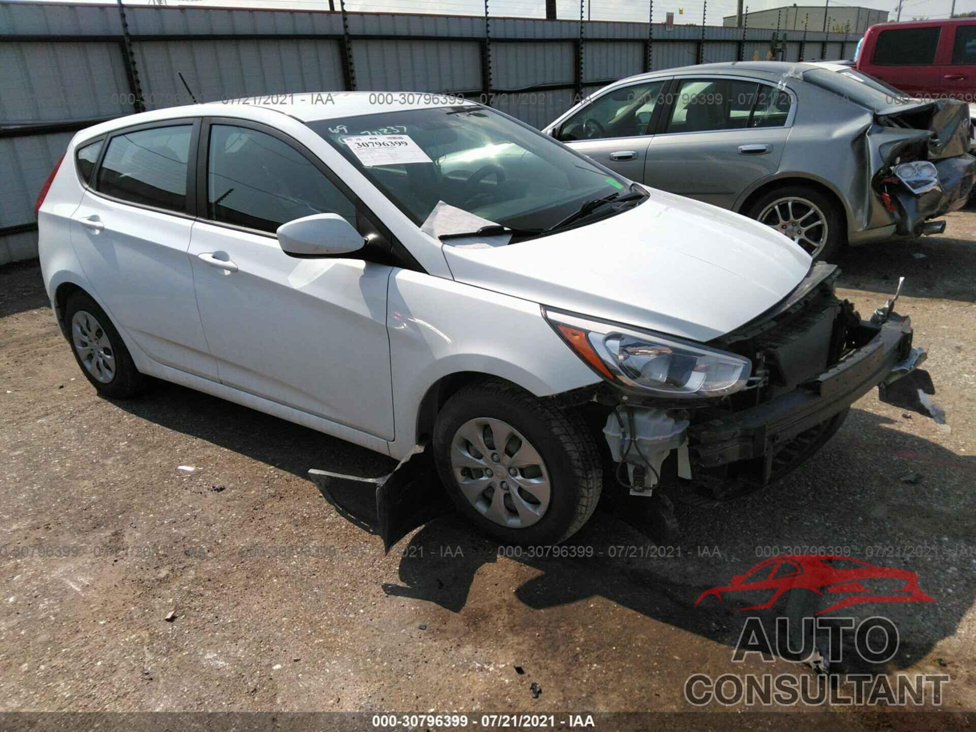 HYUNDAI ACCENT 2017 - KMHCT5AE1HU343587