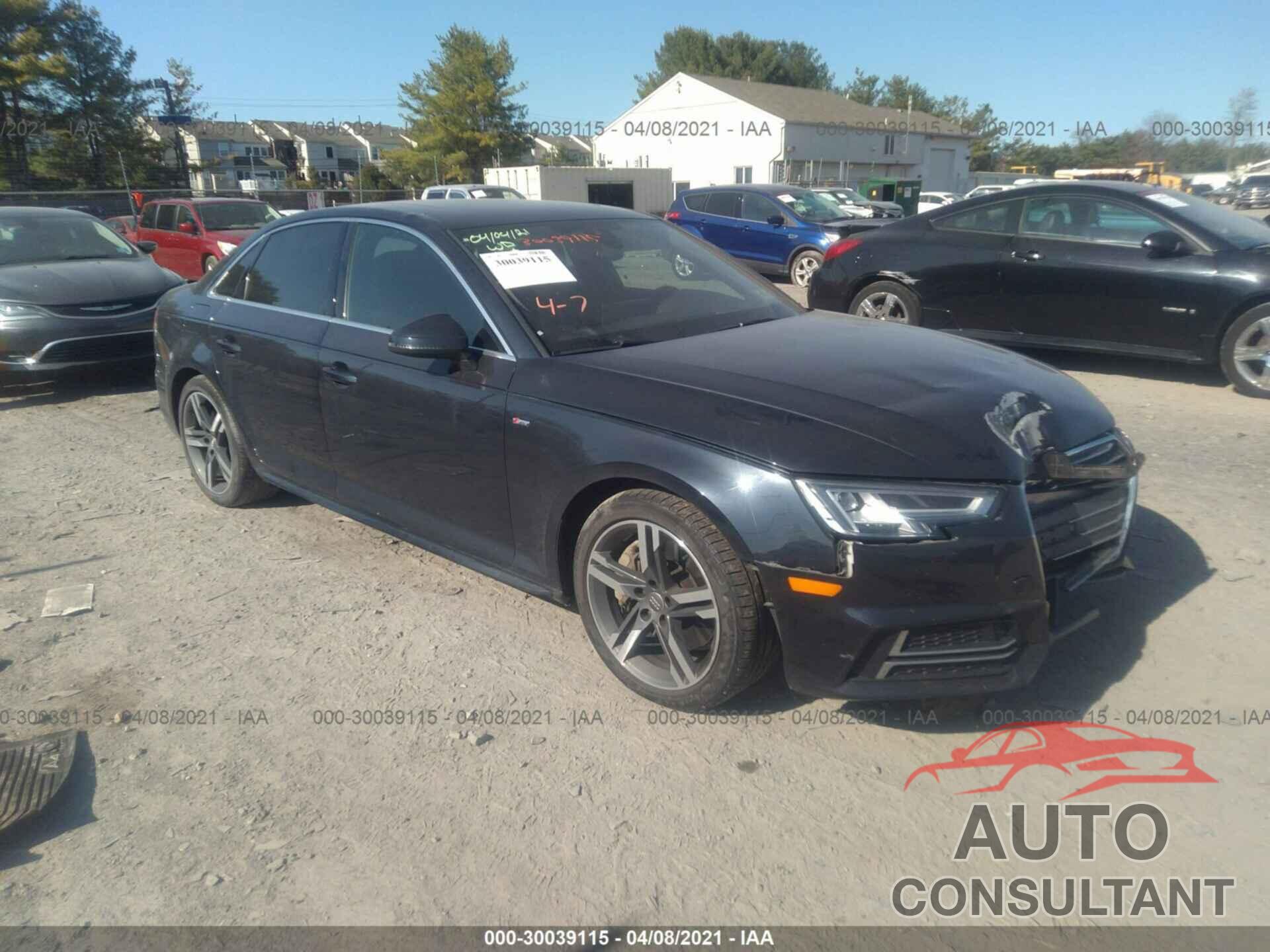 AUDI A4 2017 - WAUENAF46HA167635