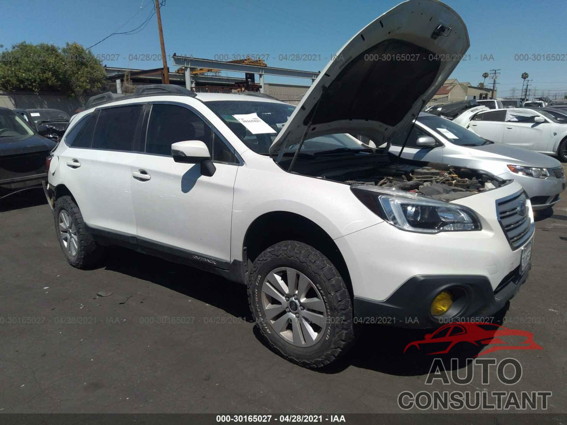 SUBARU OUTBACK 2016 - 4S4BSAFC4G3324387