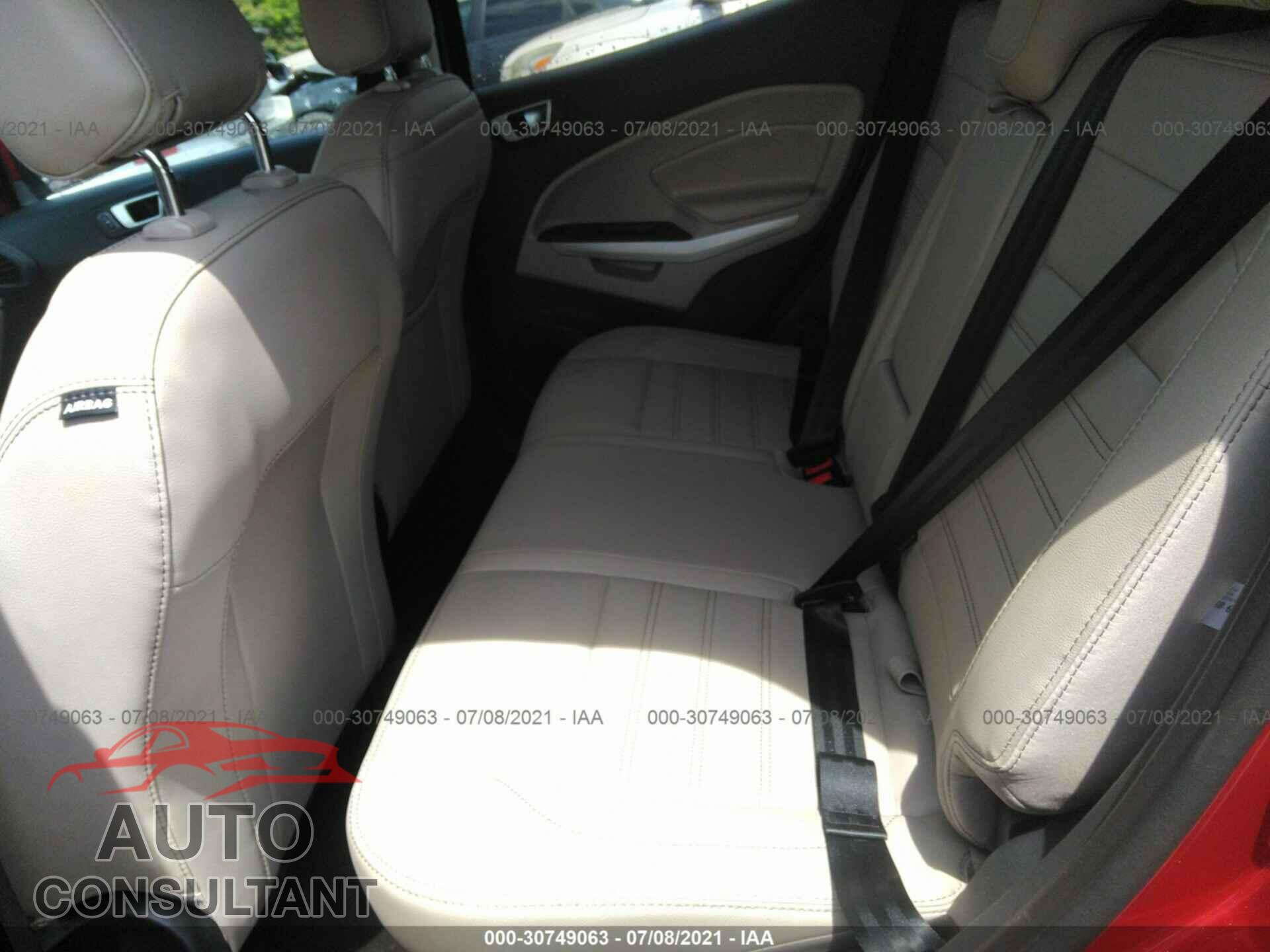 FORD ECOSPORT 2021 - MAJ6S3KLXMC411722