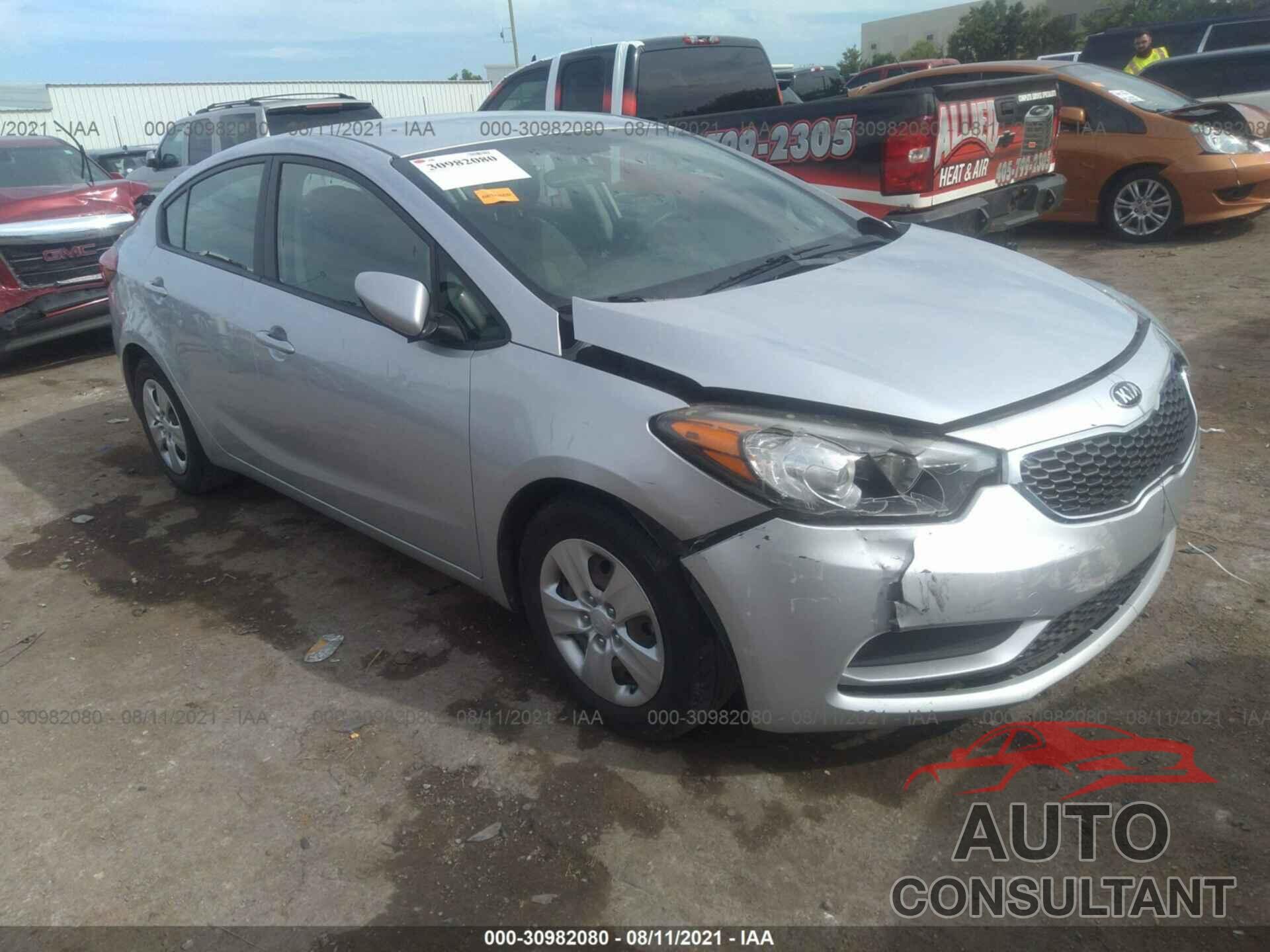 KIA FORTE 2016 - KNAFK4A61G5487220