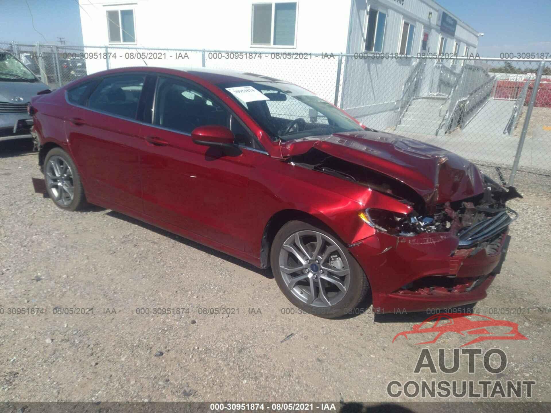 FORD FUSION 2017 - 3FA6P0HD6HR276133