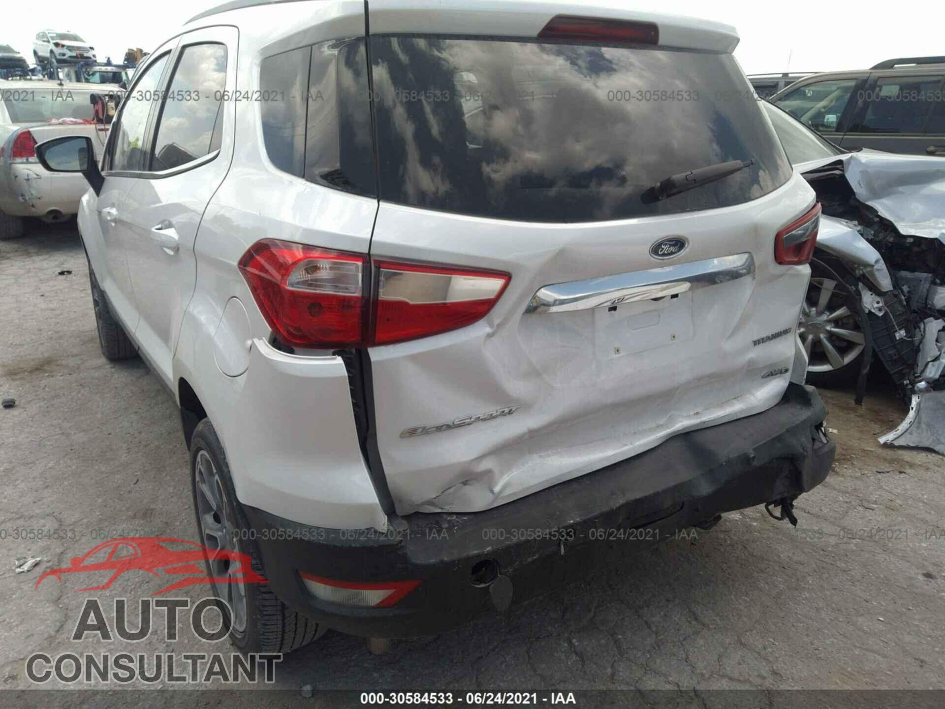 FORD ECOSPORT 2019 - MAJ6S3KL6KC287896