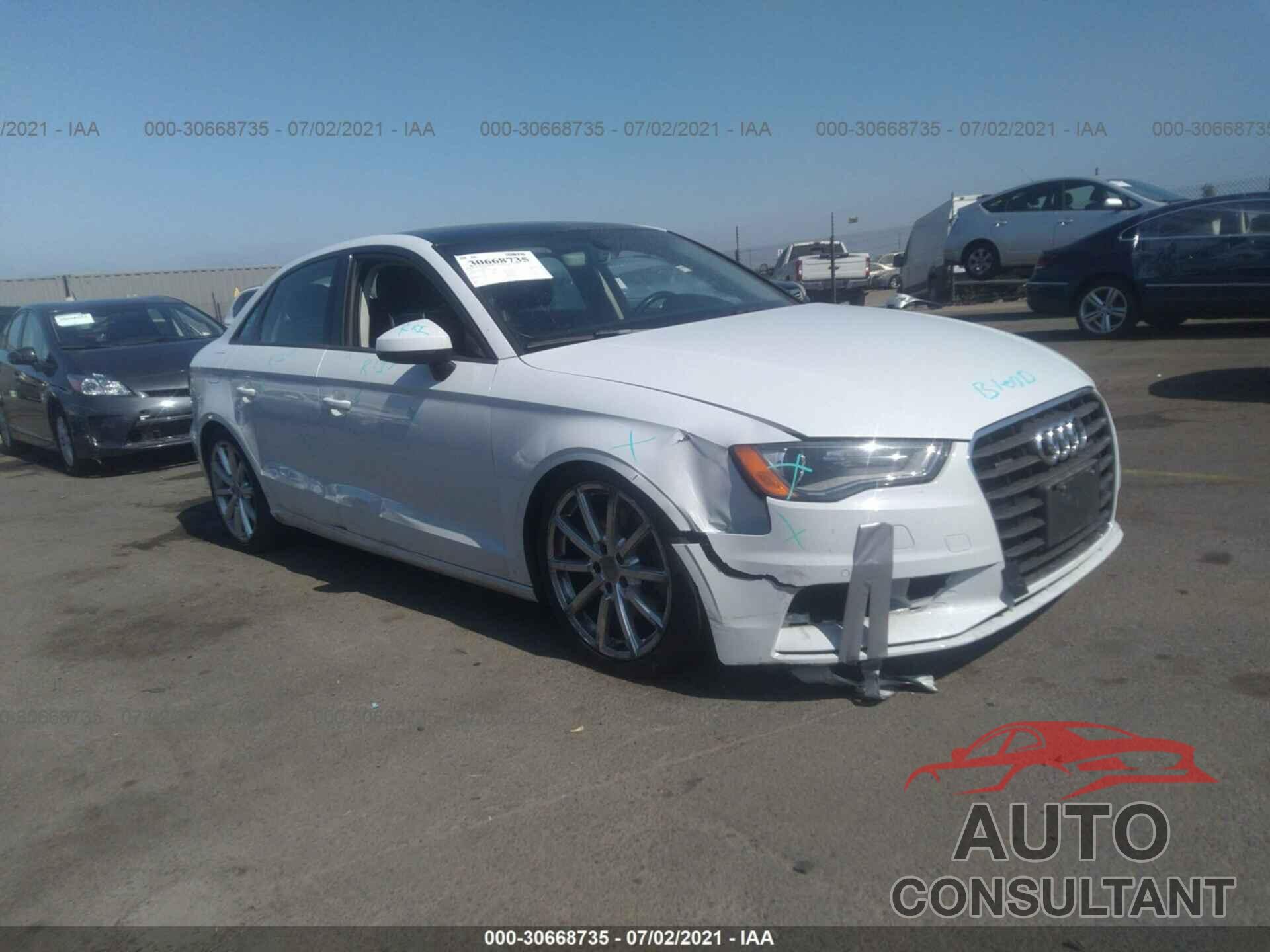 AUDI A3 2016 - WAUB8GFF9G1113033