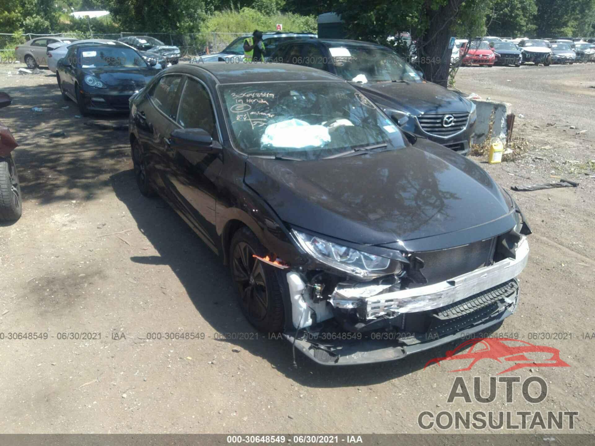 HONDA CIVIC HATCHBACK 2019 - SHHFK7H64KU406811