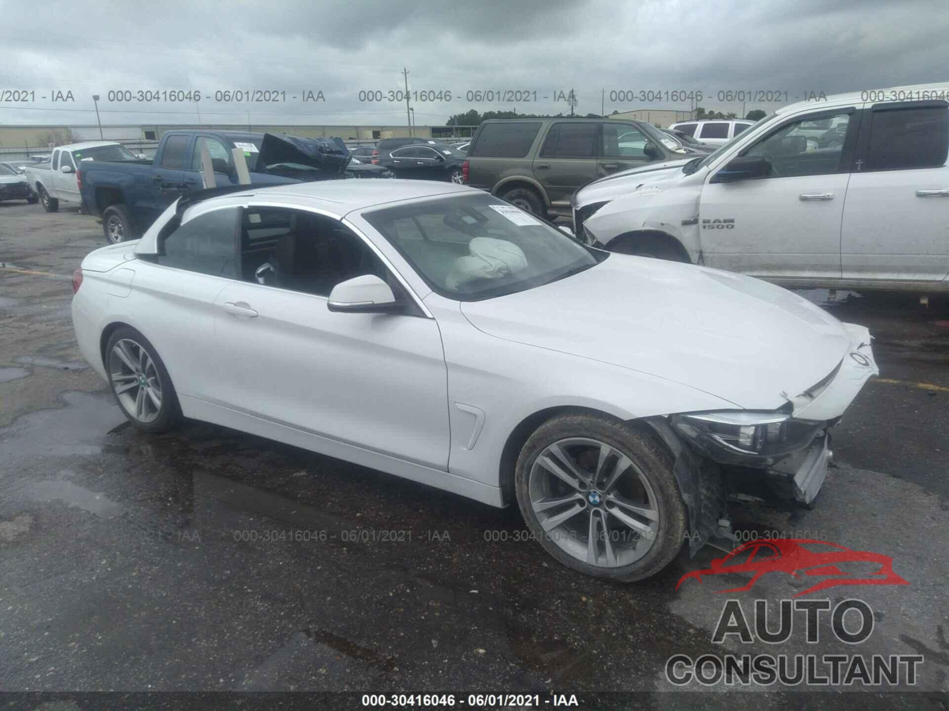 BMW 4 SERIES 2018 - WBA4Z1C59JEC59952