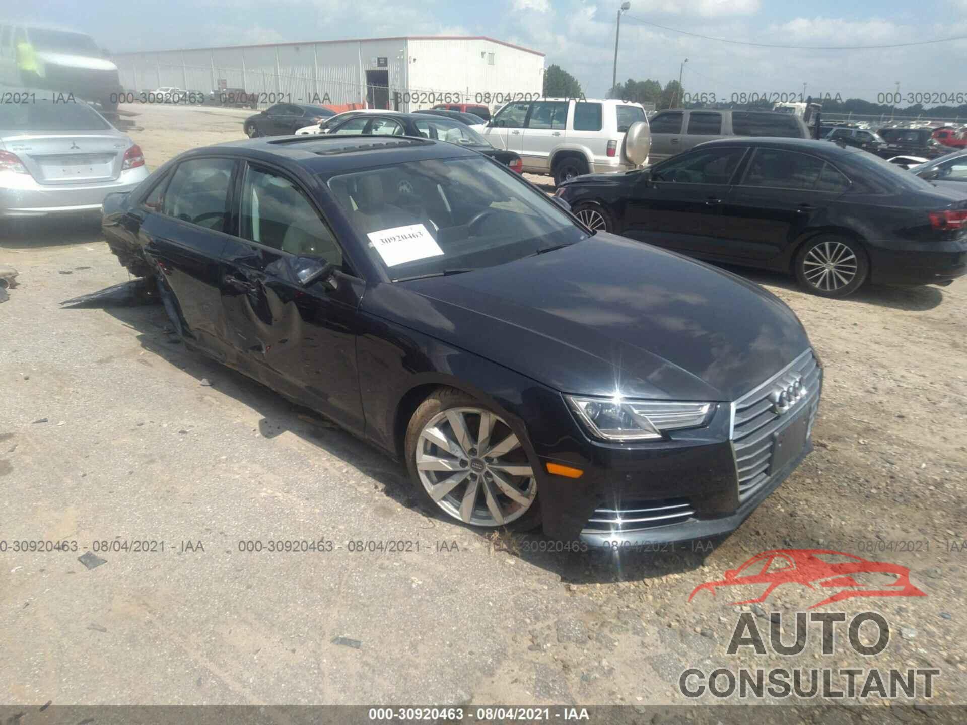 AUDI A4 2017 - WAUGNAF48HN004776