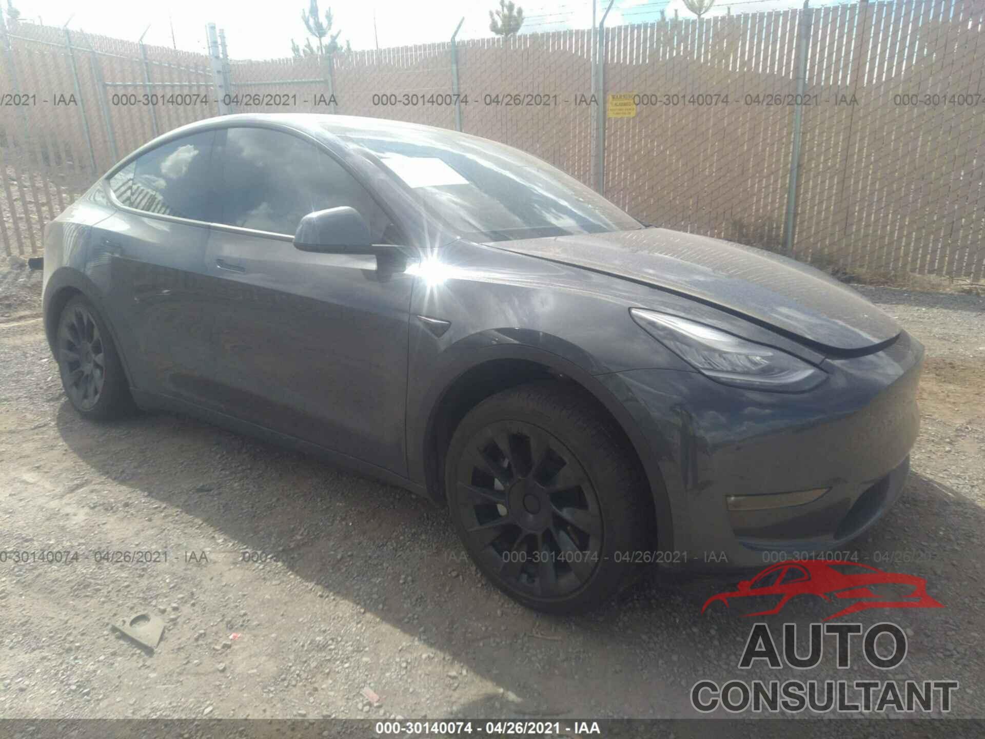 TESLA MODEL Y 2020 - 5YJYGDEEXLF038724