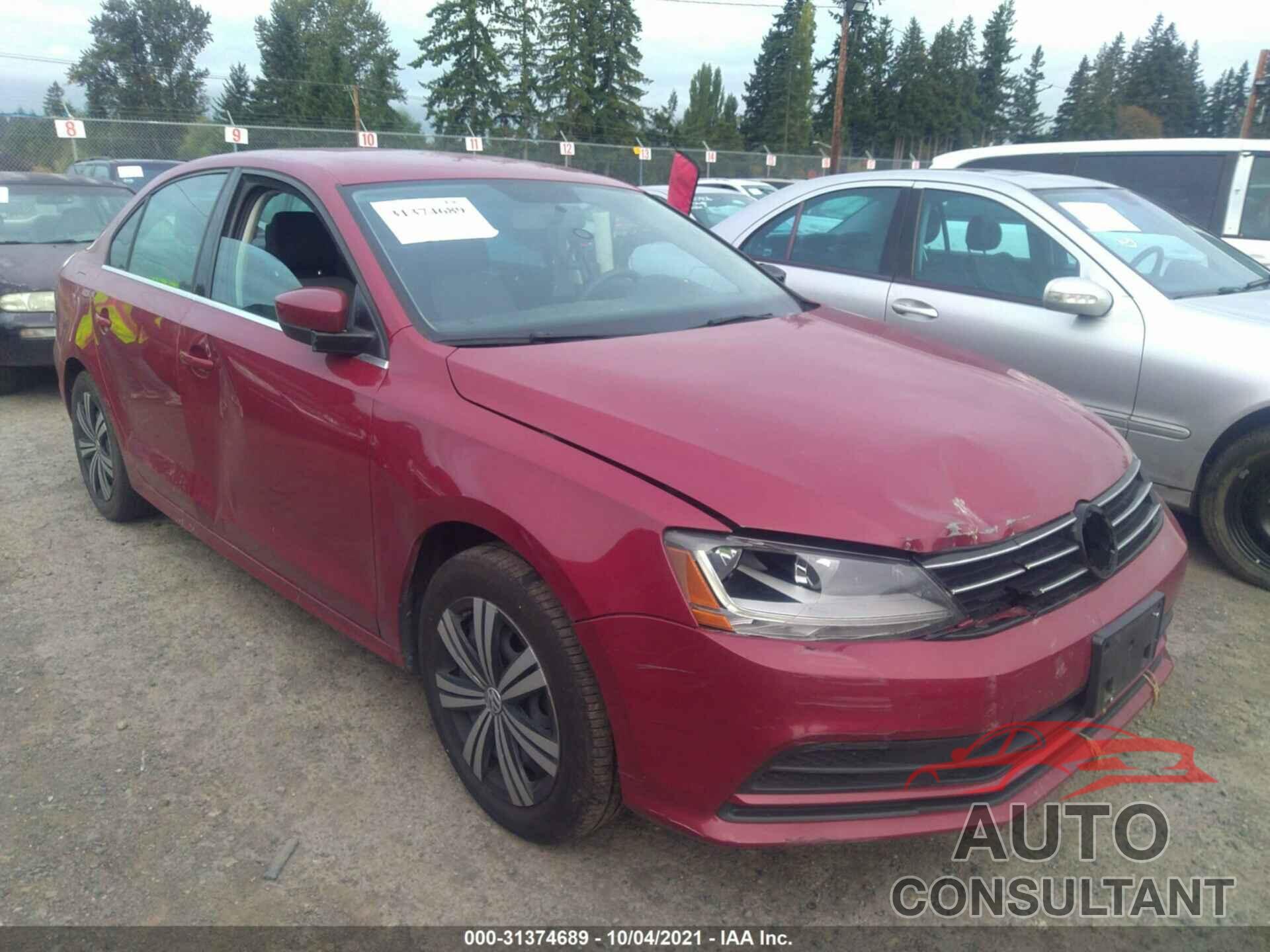 VOLKSWAGEN JETTA 2017 - 3VW2B7AJ7HM279570