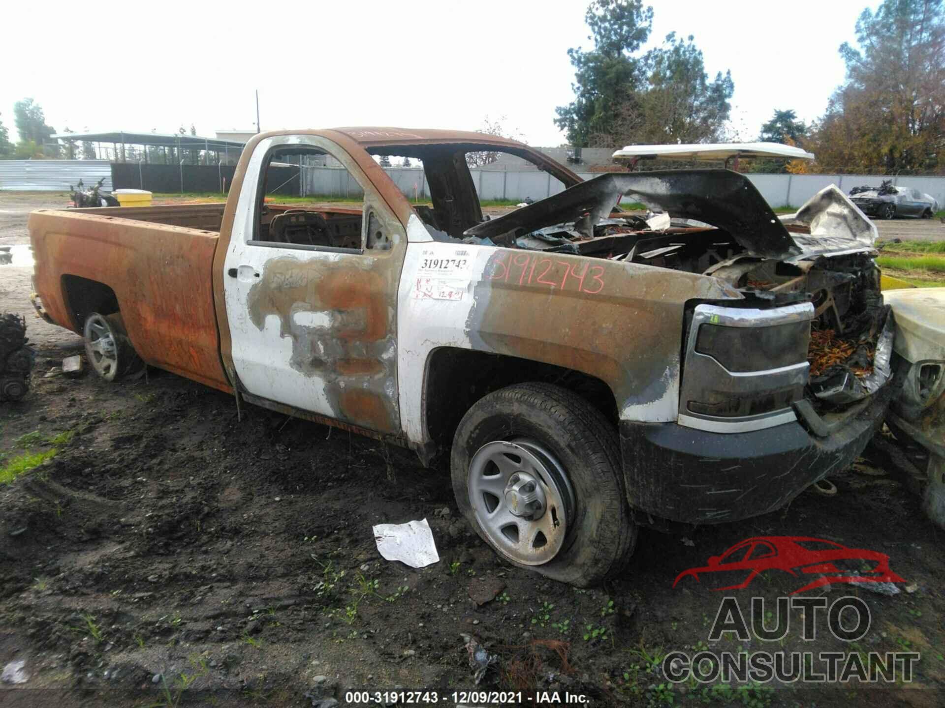 CHEVROLET SILVERADO 1500 2016 - 1GCNCNEC6GZ357069