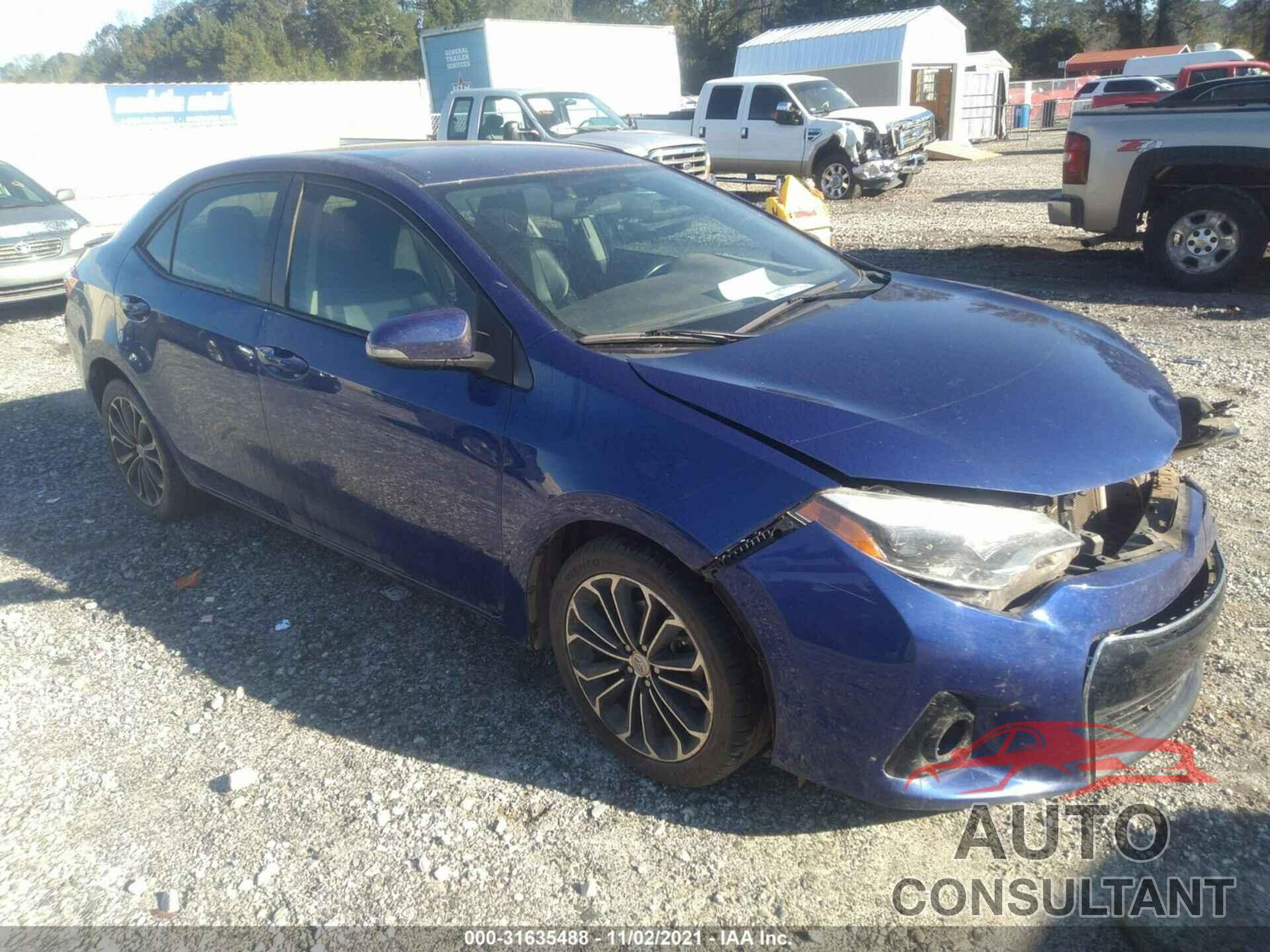 TOYOTA COROLLA 2016 - 2T1BURHE7GC611435