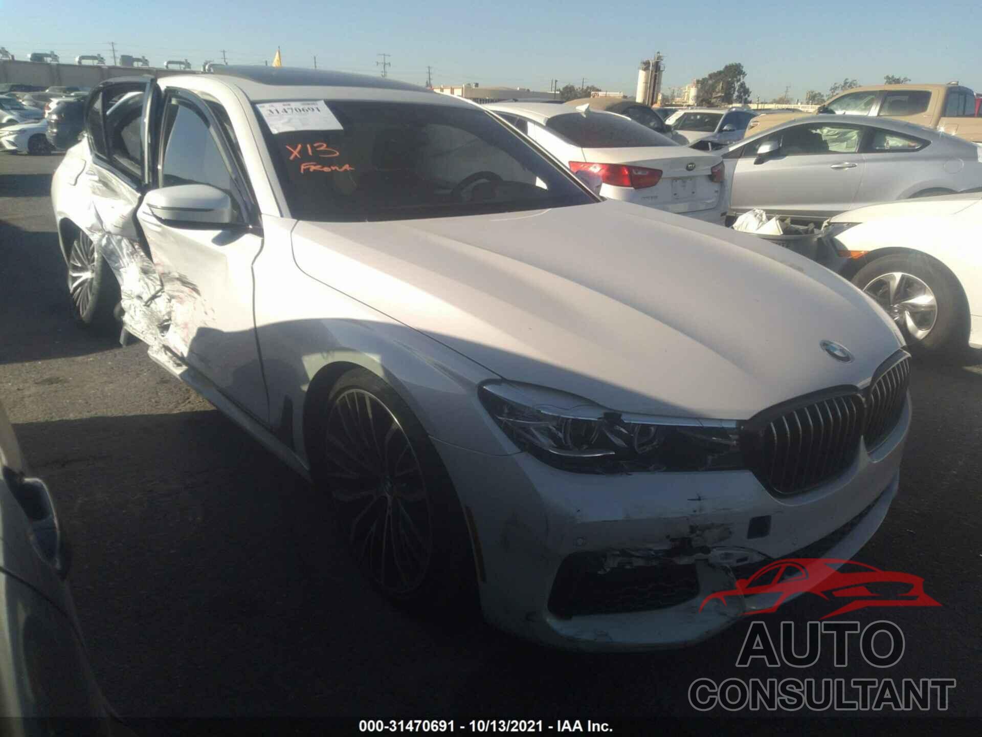 BMW 7 SERIES 2019 - WBA7E2C54KB216702