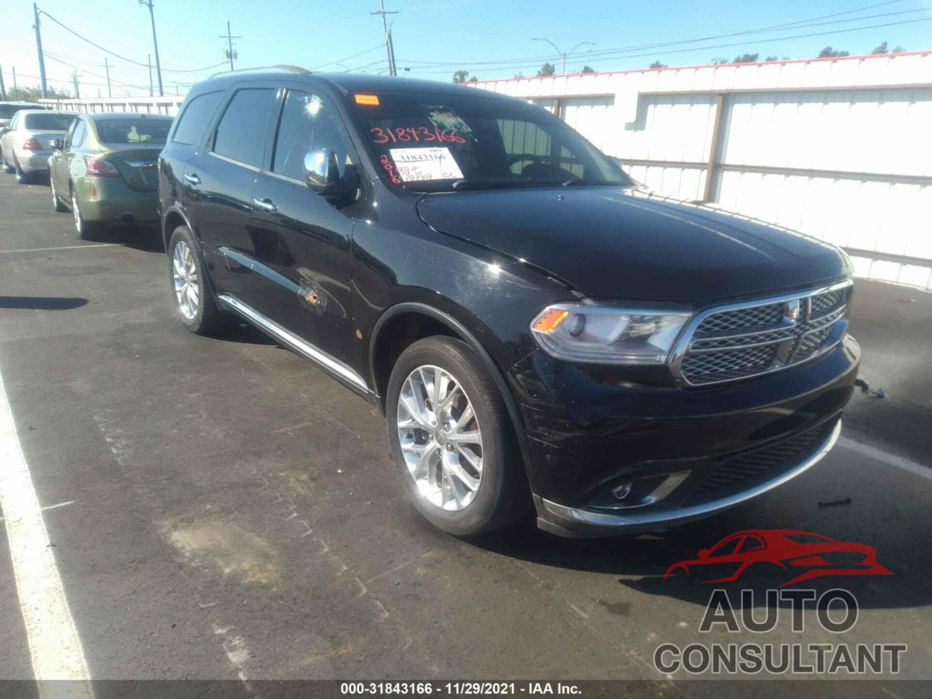 DODGE DURANGO 2016 - 1C4RDHAG9GC315121