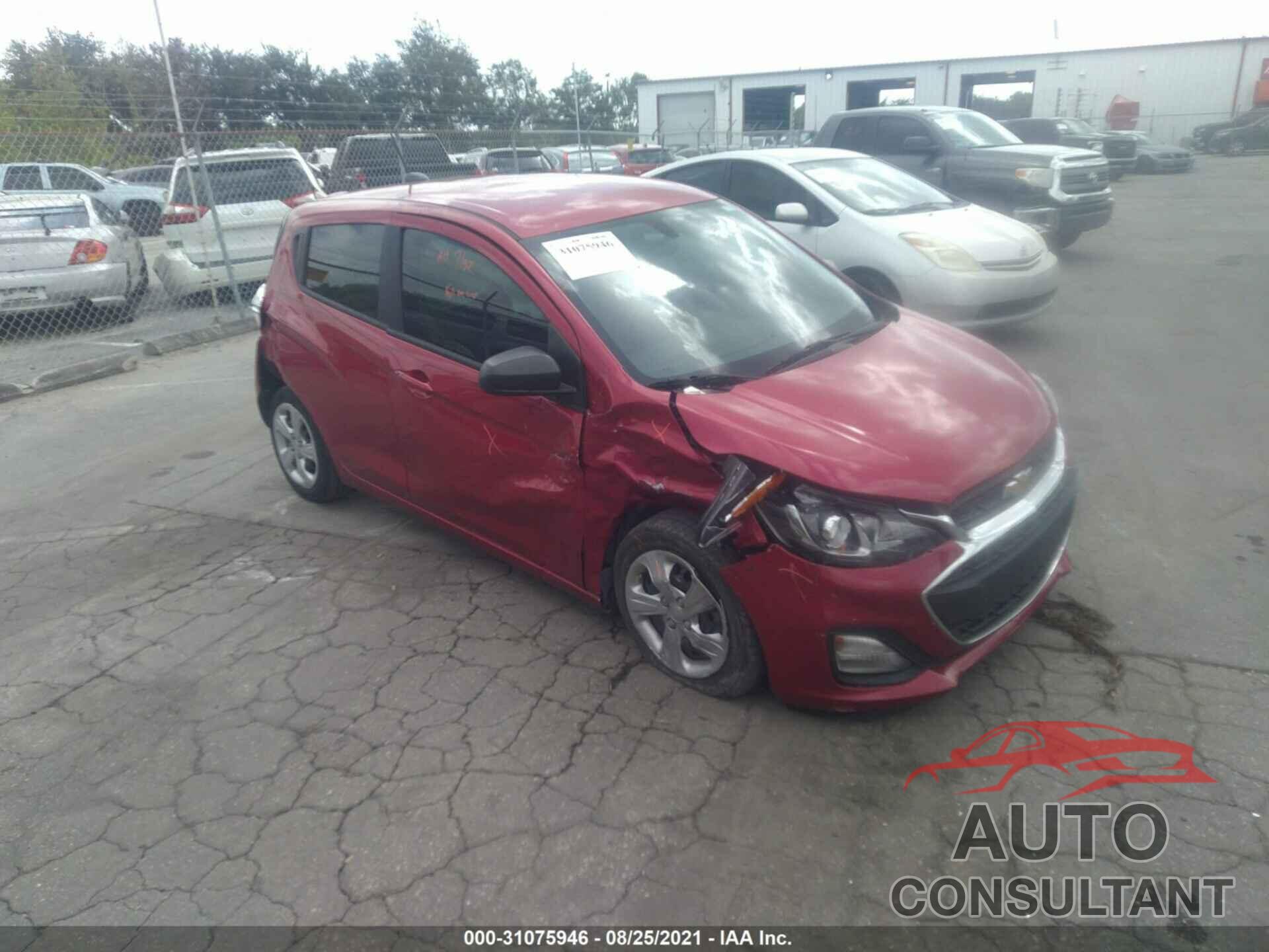 CHEVROLET SPARK 2020 - KL8CB6SAXLC409022