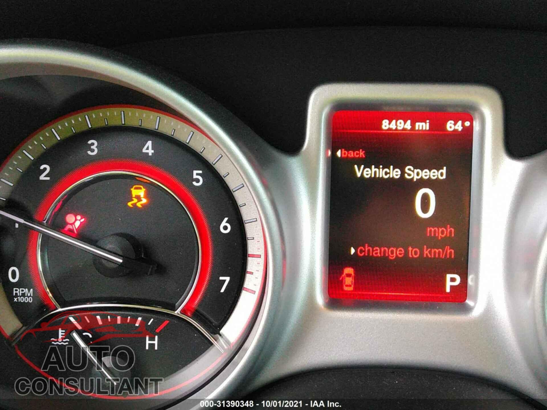DODGE JOURNEY 2019 - 3C4PDCBB6KT852572